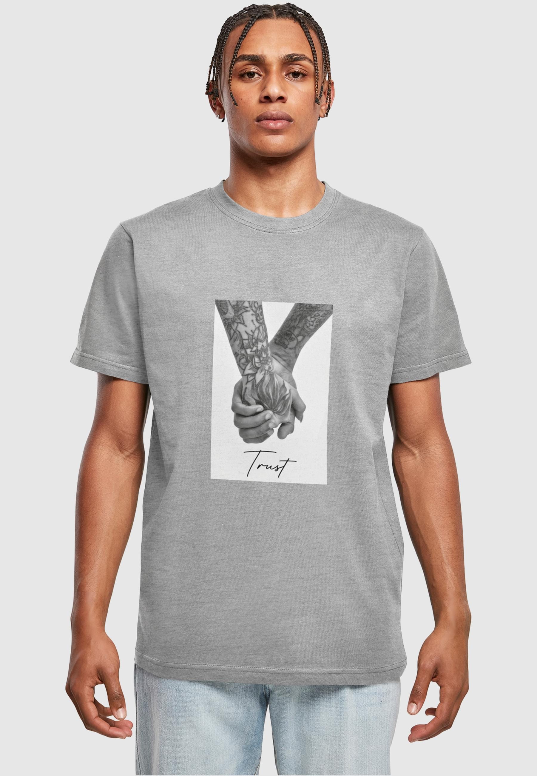 MisterTee Kurzarmshirt »MisterTee Herren Trust 2.0 Tee«, (1 tlg.)