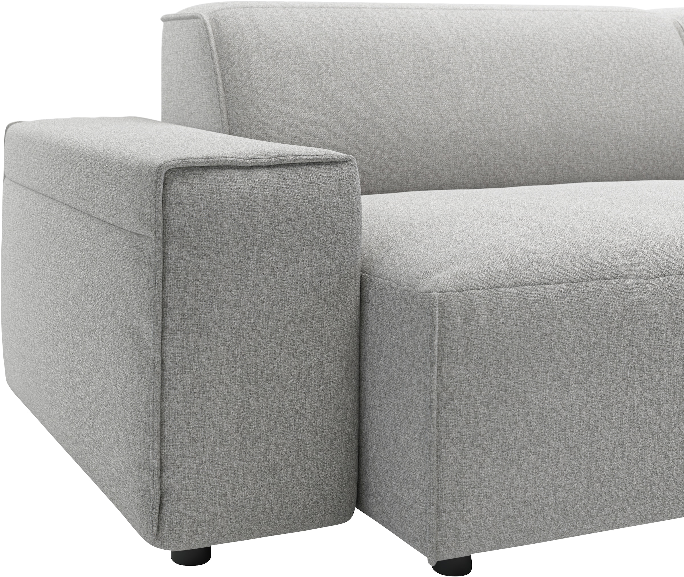andas Ecksofa »Glimminge L-Form auch in Breitcord, Feincord + Easy care-Bezug,«, Breite 234, Zierkissen