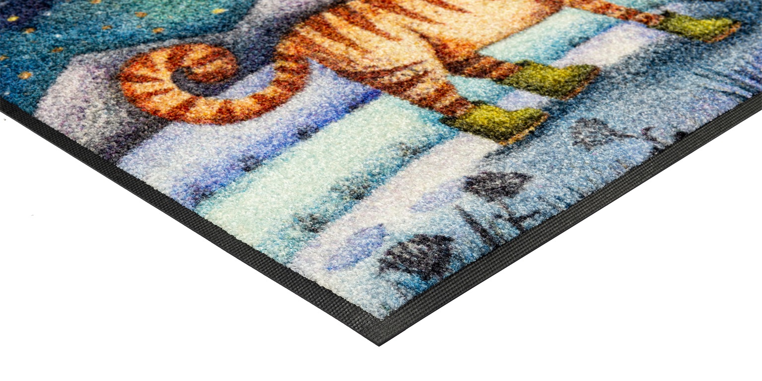 wash+dry by Kleen-Tex Fußmatte »Little Boots« rechteckig 7 mm Höhe waschbar und trocknergeeignet