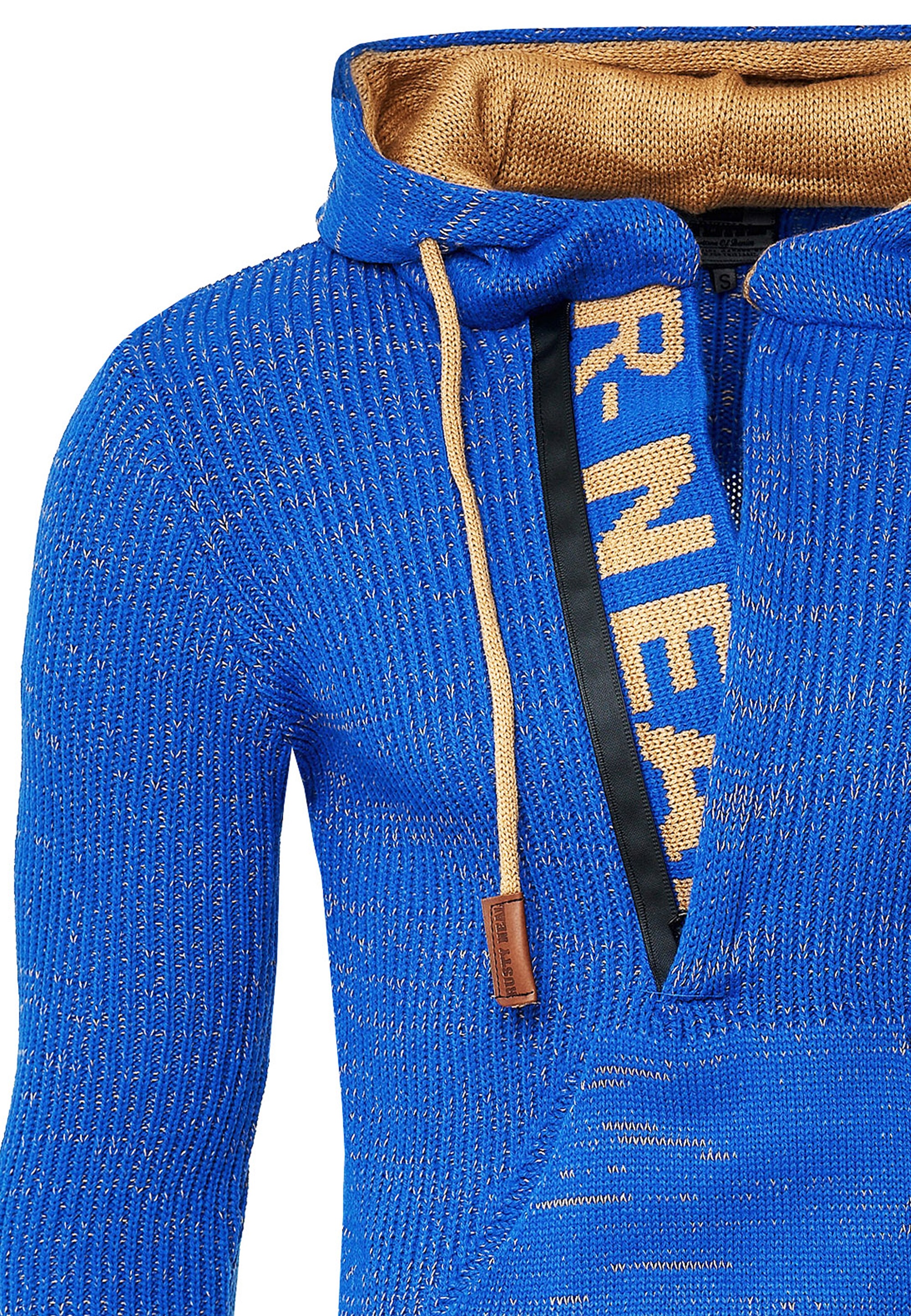 kaufen ▷ mit Ausschnitt Neal stylischem BAUR Kapuzensweatshirt, Rusty |