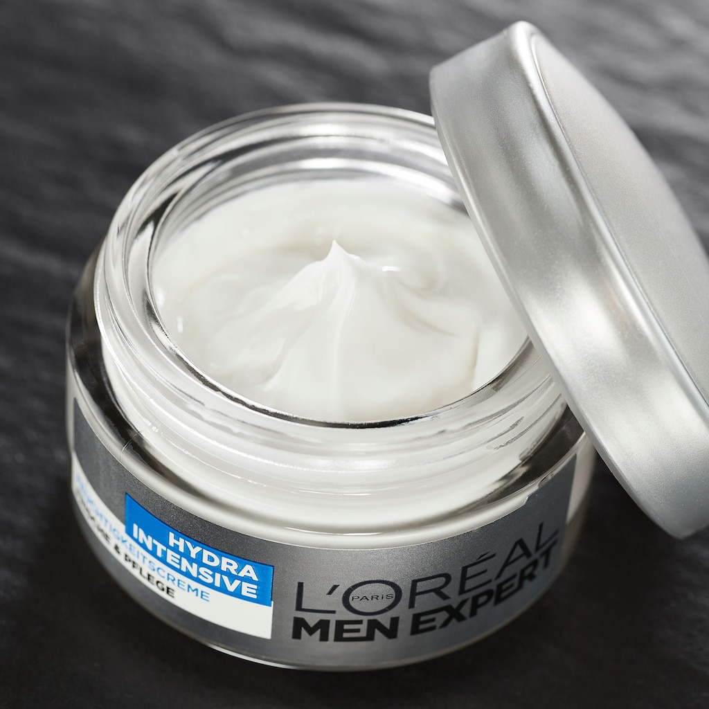 L'ORÉAL PARIS MEN EXPERT Feuchtigkeitscreme »Hydra Intensive«, für sensible Männerhaut; zieht schnell, ohne fetten ein