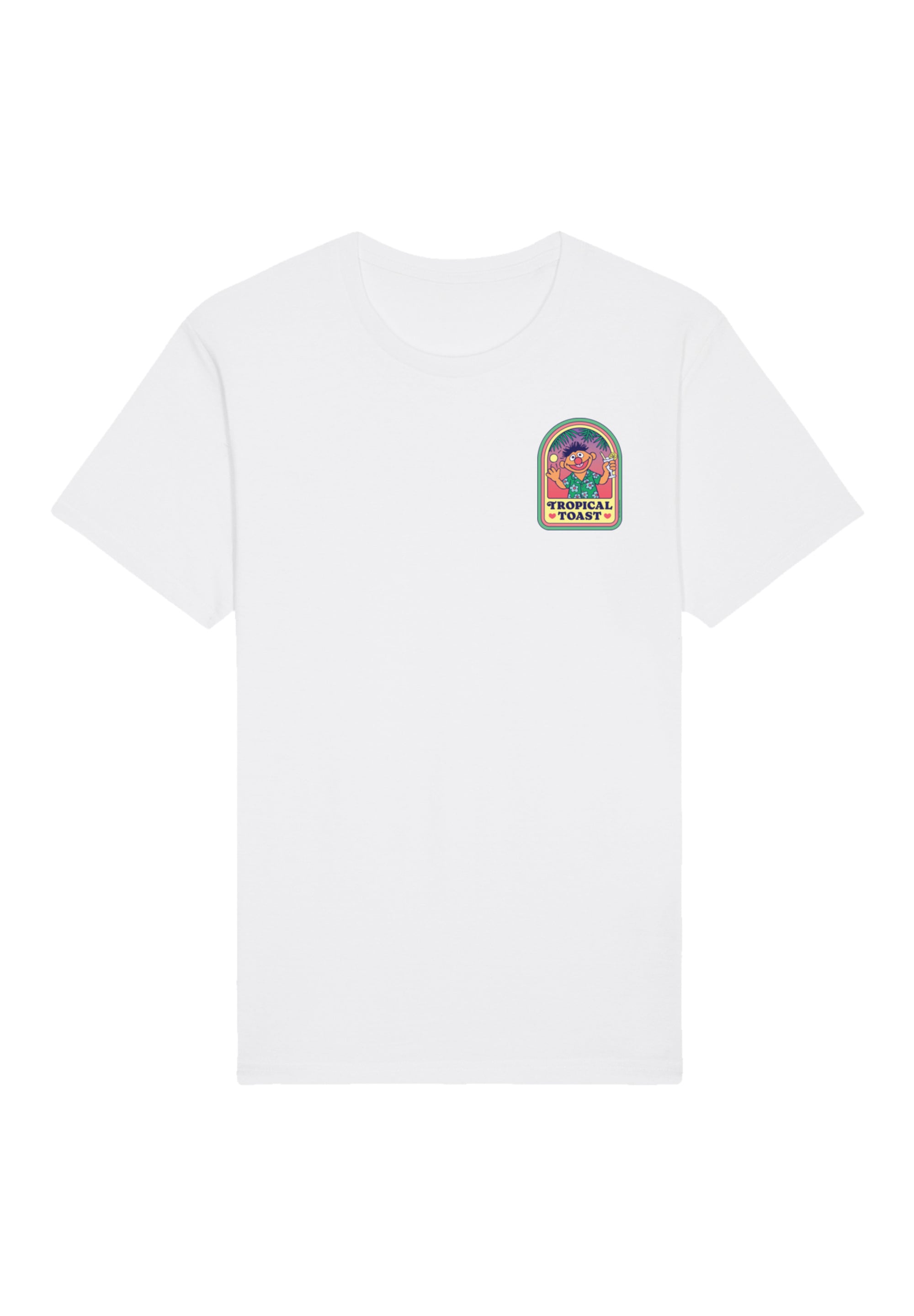 F4NT4STIC T-Shirt »Sesamstraße Ernie Trobical Toast«, Premium Qualität