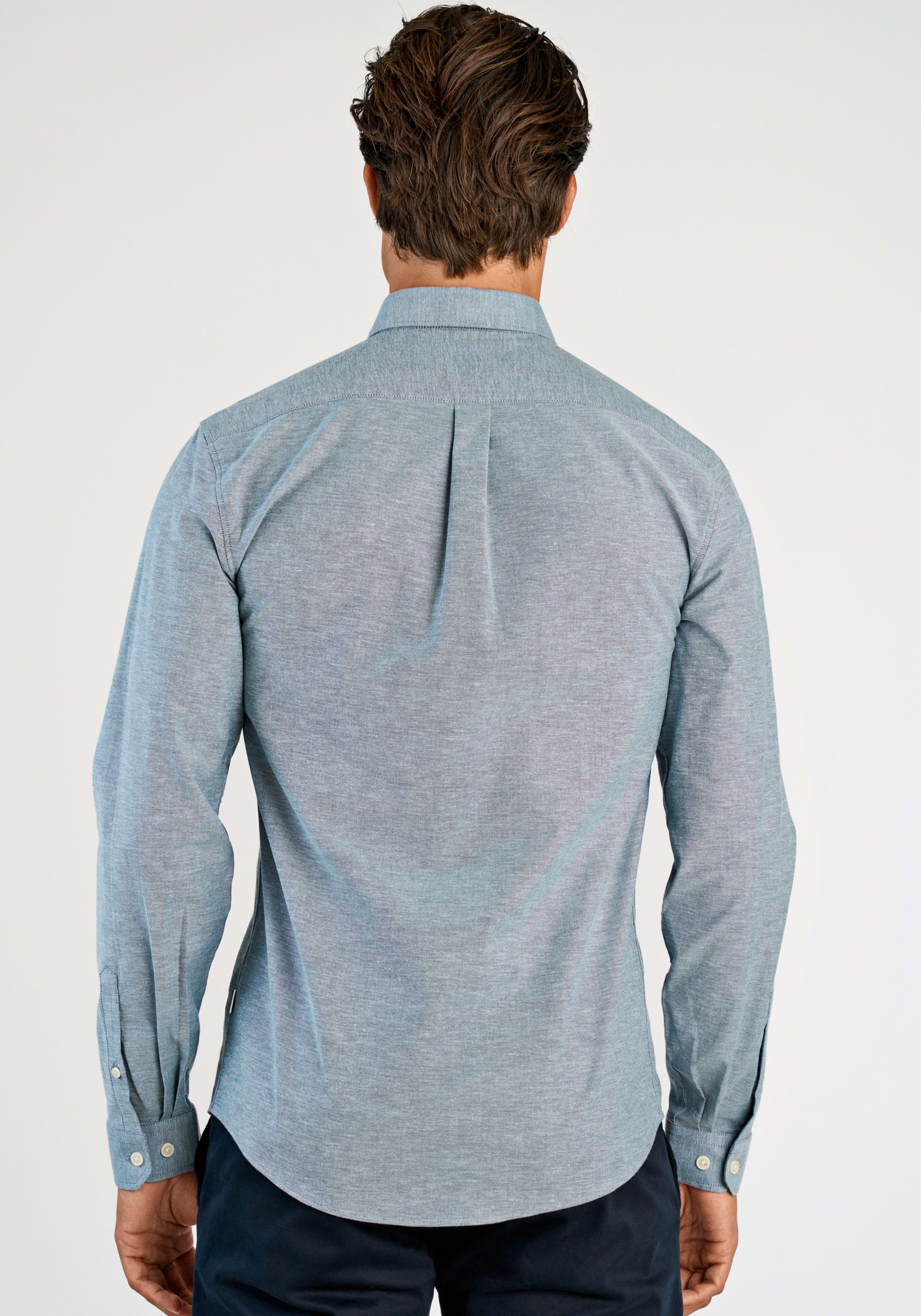 LINDBERGH Langarmhemd mit Button-Down-Kragen günstig online kaufen