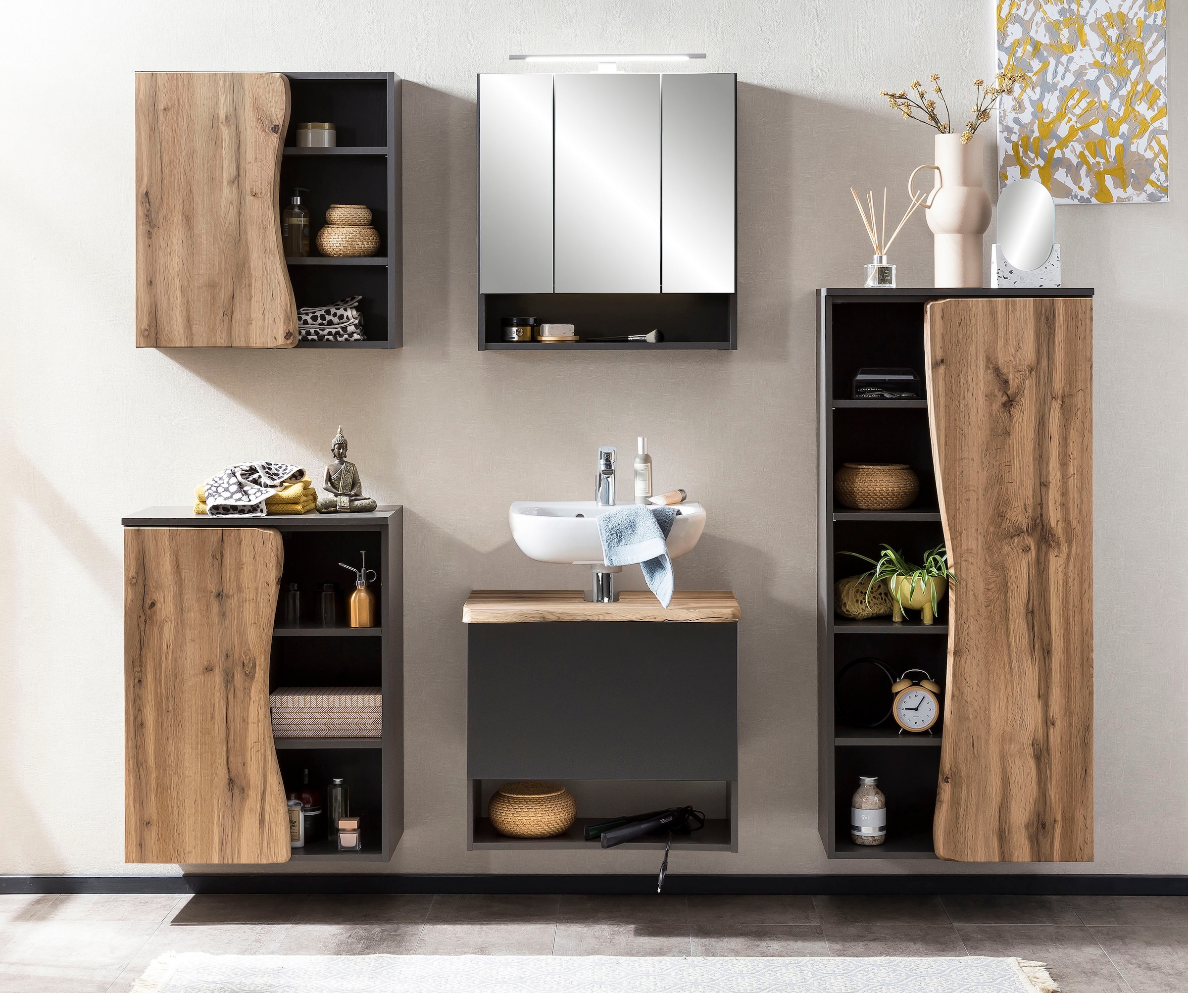 welltime Spiegelschrank »Stubach«, Breite 100 cm