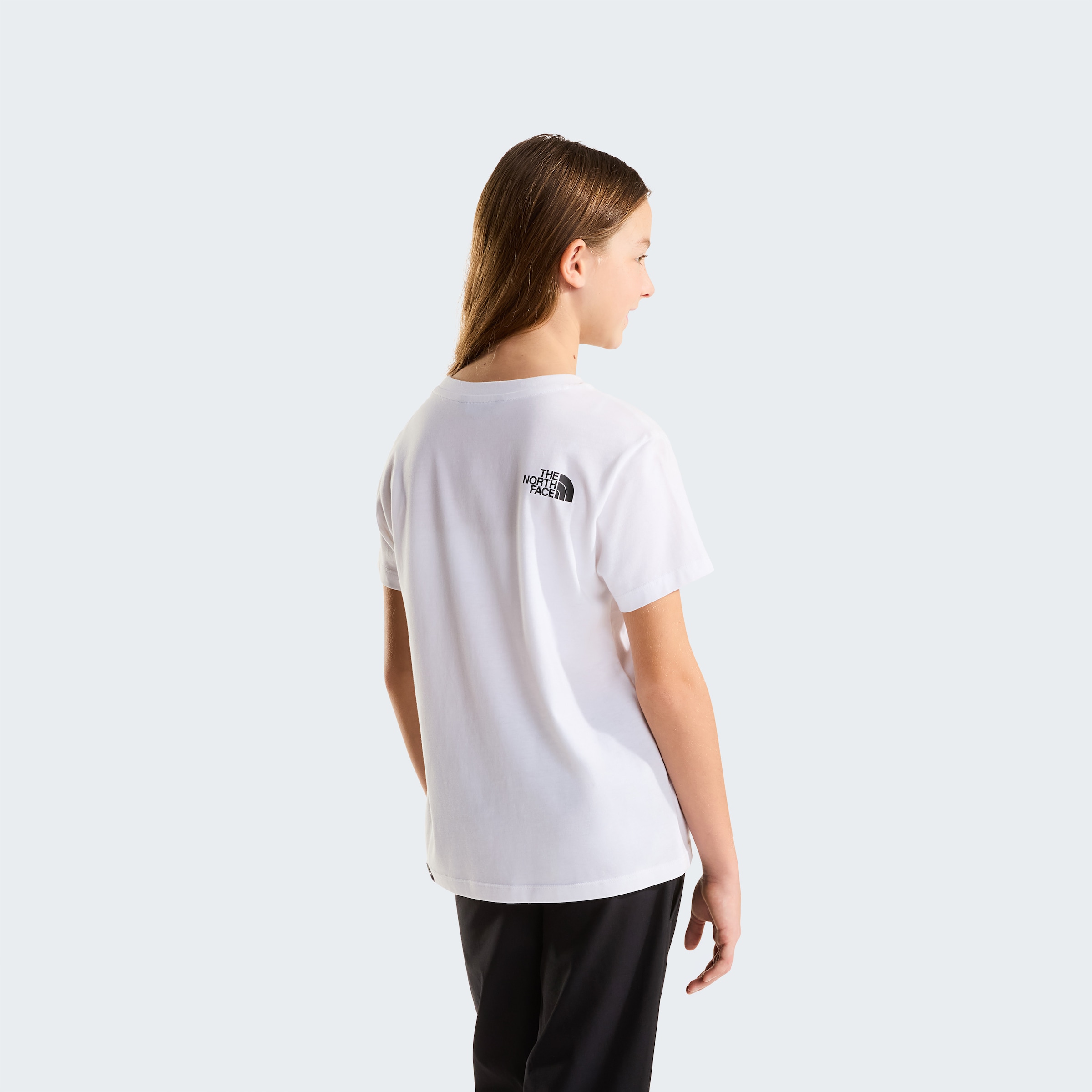 The North Face T-Shirt »TEEN SIMPLE DOME REGULAR SS TEE« für Jugendliche, sportlicher Stil, Kurzarm, mit Rundhalsausschnitt