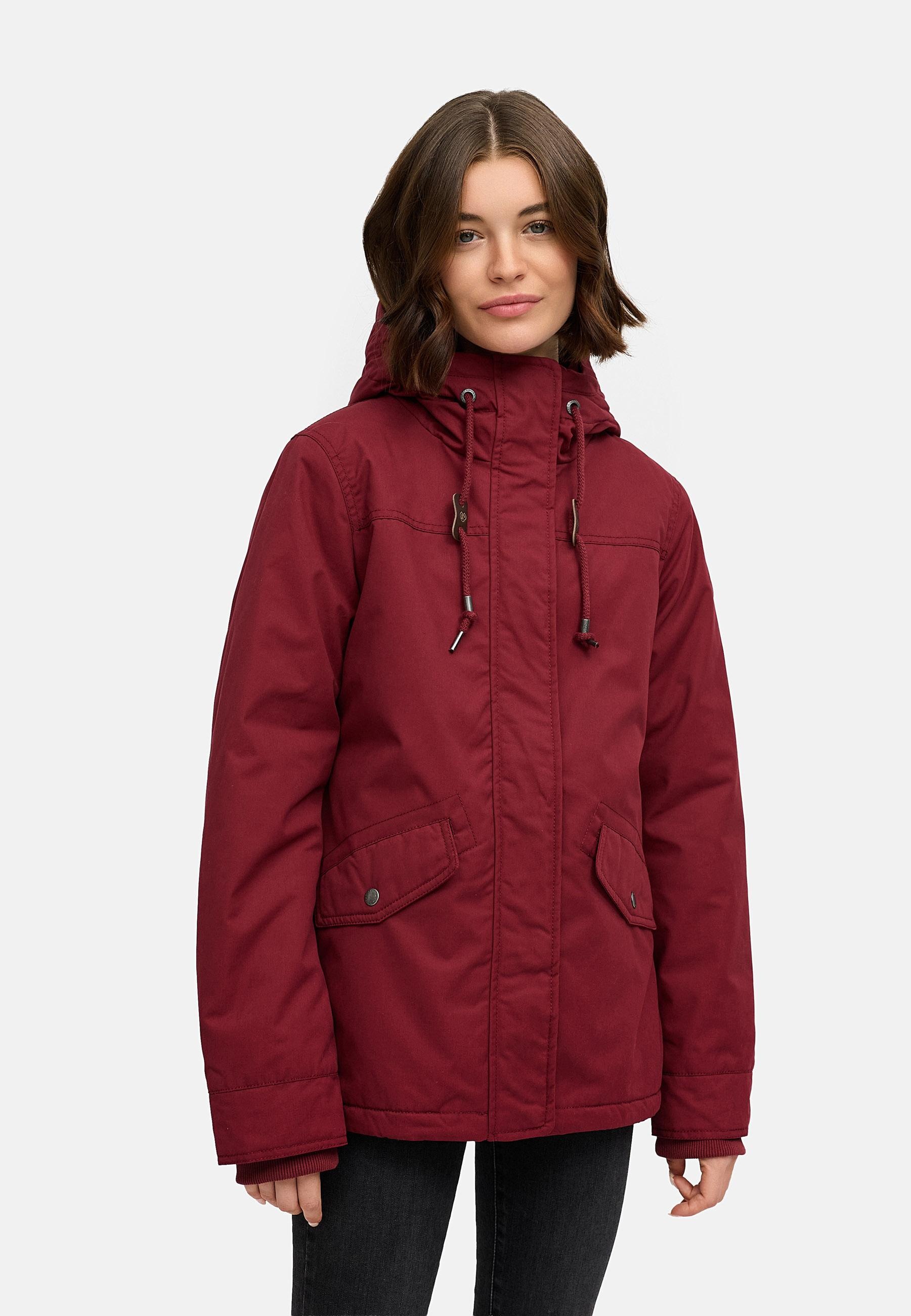 Ragwear Winterjacke »Parkker Warm YOUMODO«, mit Kapuze, Winter Parka mit kuscheligem Teddy-Innenfutter