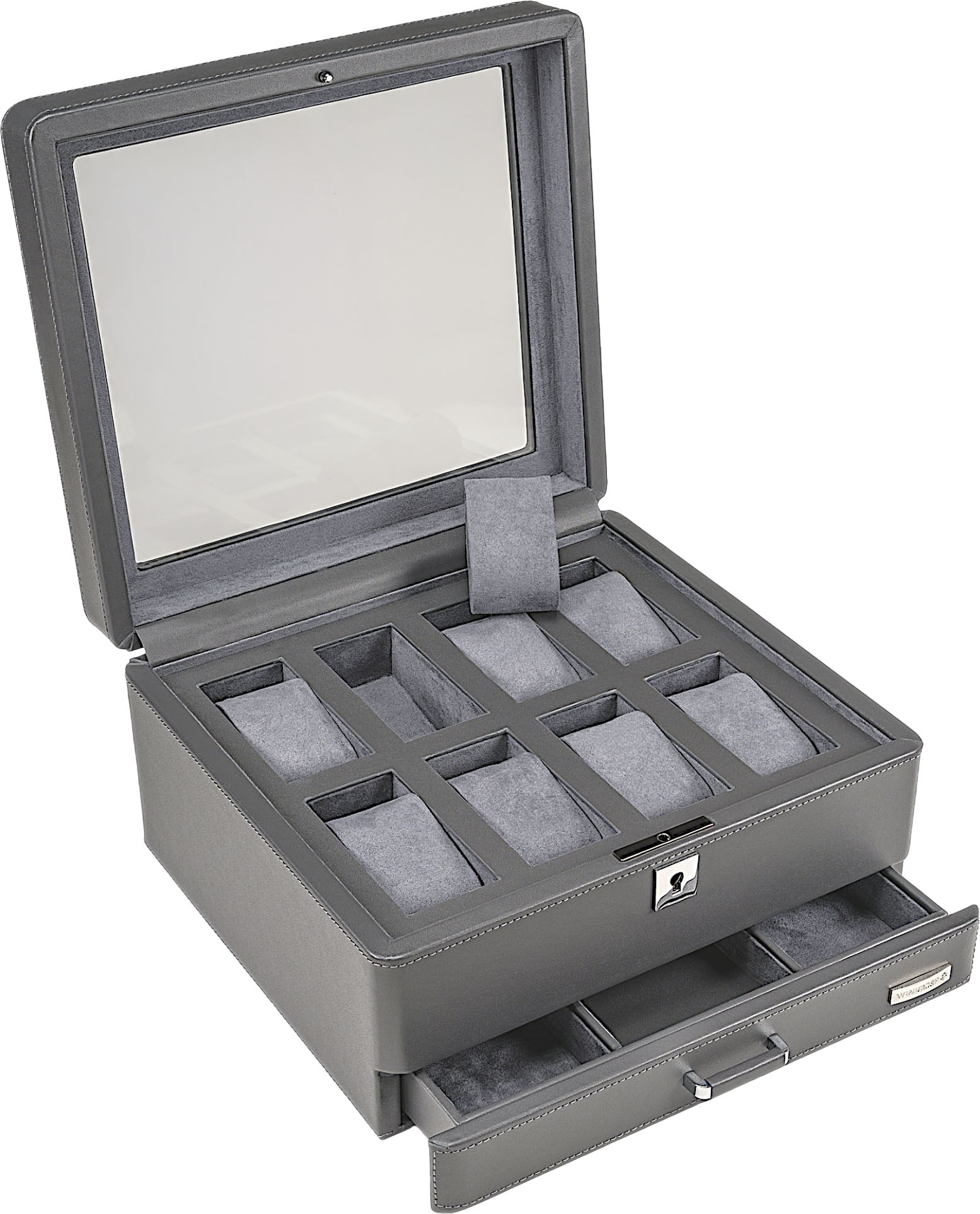 WINDROSE Uhrenbox »Tempora, 804021.07«, Aufbewahrung, Uhrenkasten, Ø max.40mm, Armbanduhr, Geschenkidee