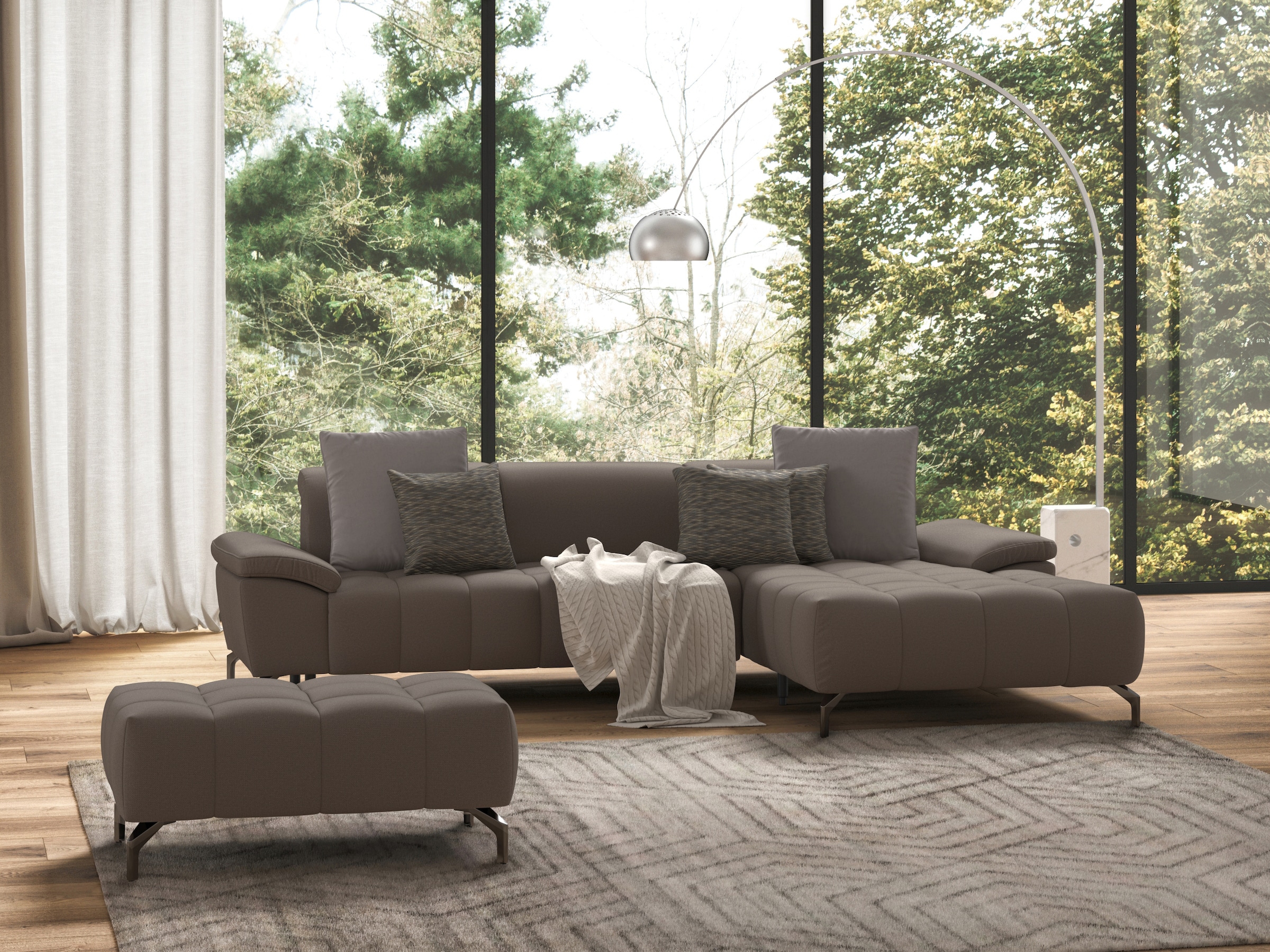 sit&more Hocker »Cool«, mit schwarzen Füßen