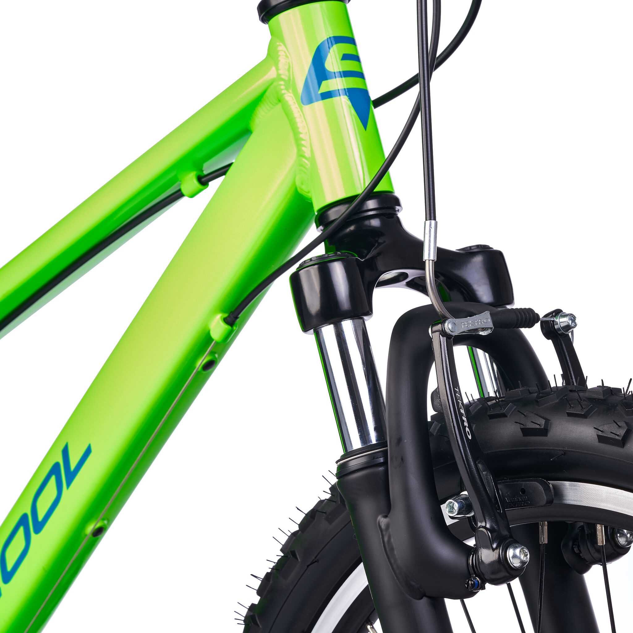 S’COOL Jugendfahrrad »S'COOL Xroc Pro 20-K7 Neon Green/Ocean« 7 Gang Shimano Kettenschaltung