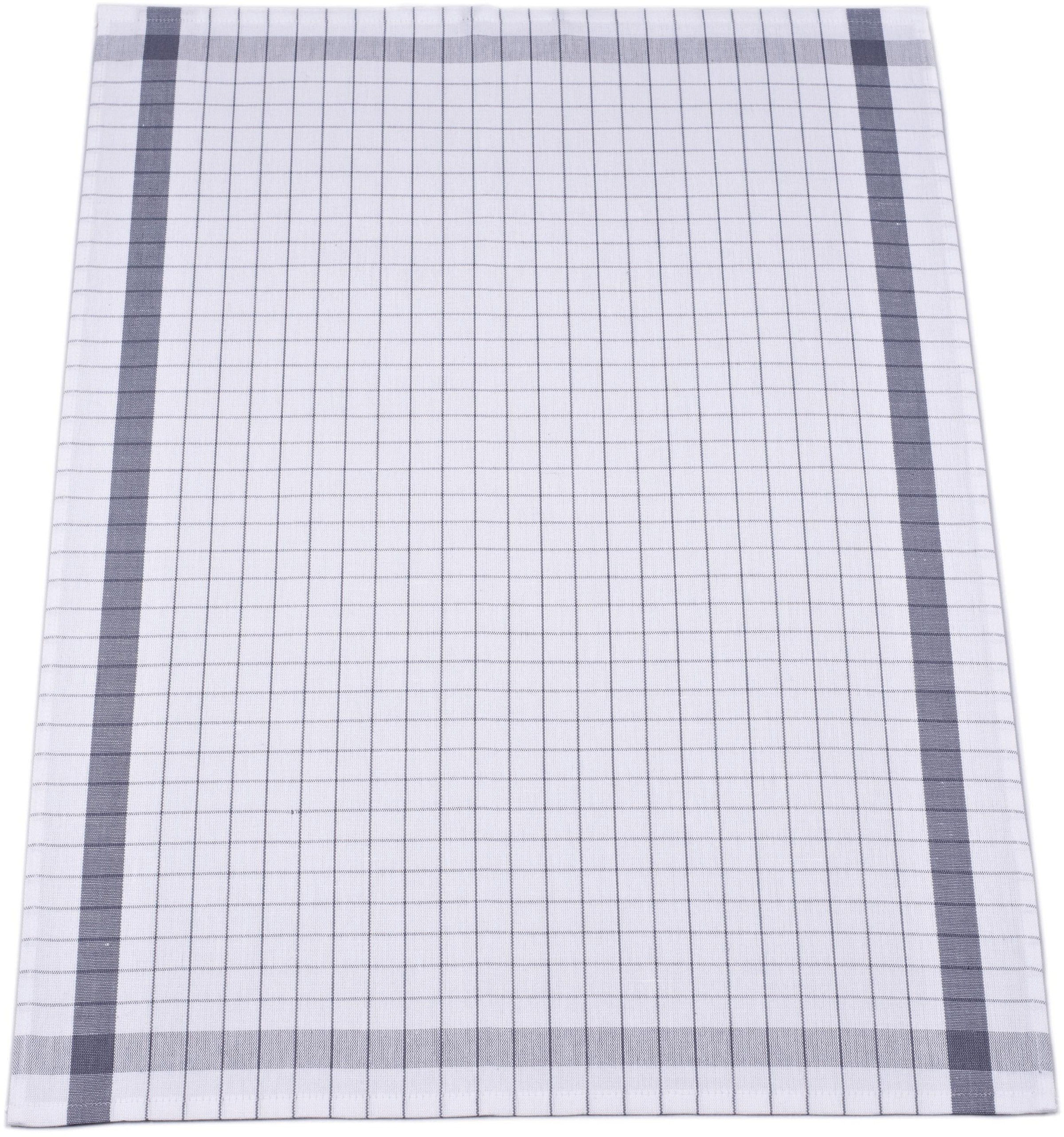 ROSS Geschirrtuch "Exclusiv" Karofond, 50% Baumwolle, 50% Leinen, 50x70 cm günstig online kaufen