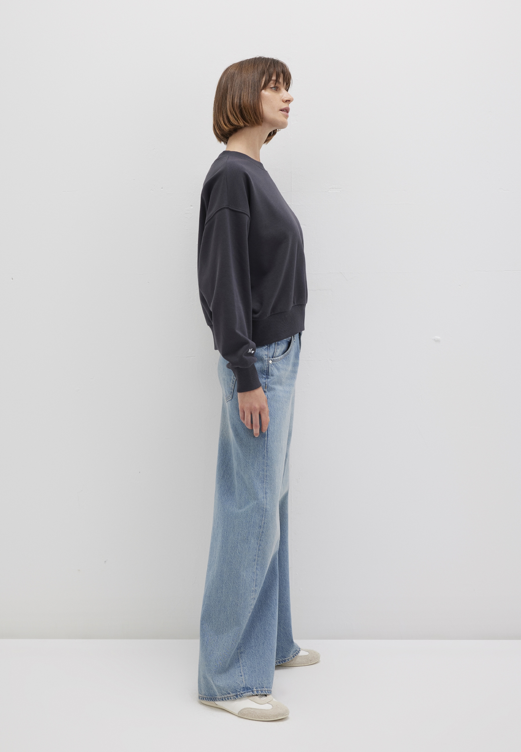 Mavi Rundhalspullover »CREW NECK SWEATSHIRT«, Sweatshirt cropped