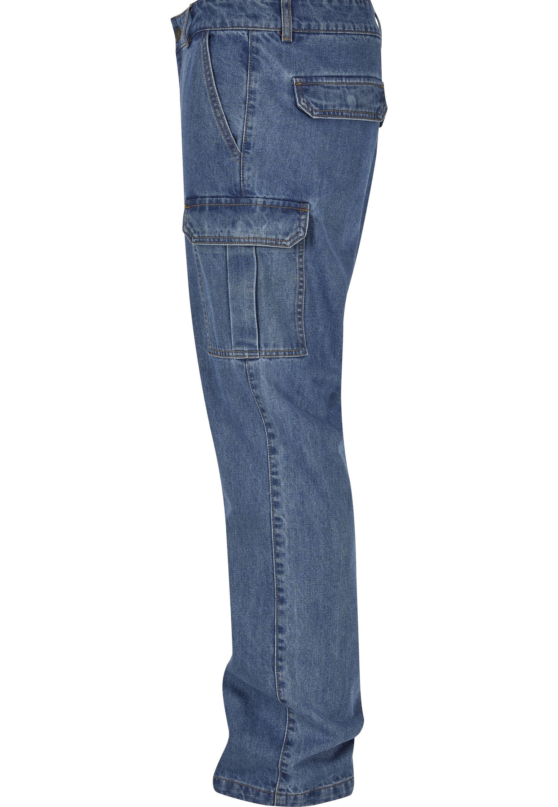 URBAN CLASSICS Bequeme Jeans »Urban Classics Herren Straight Leg Cargo Jeans«