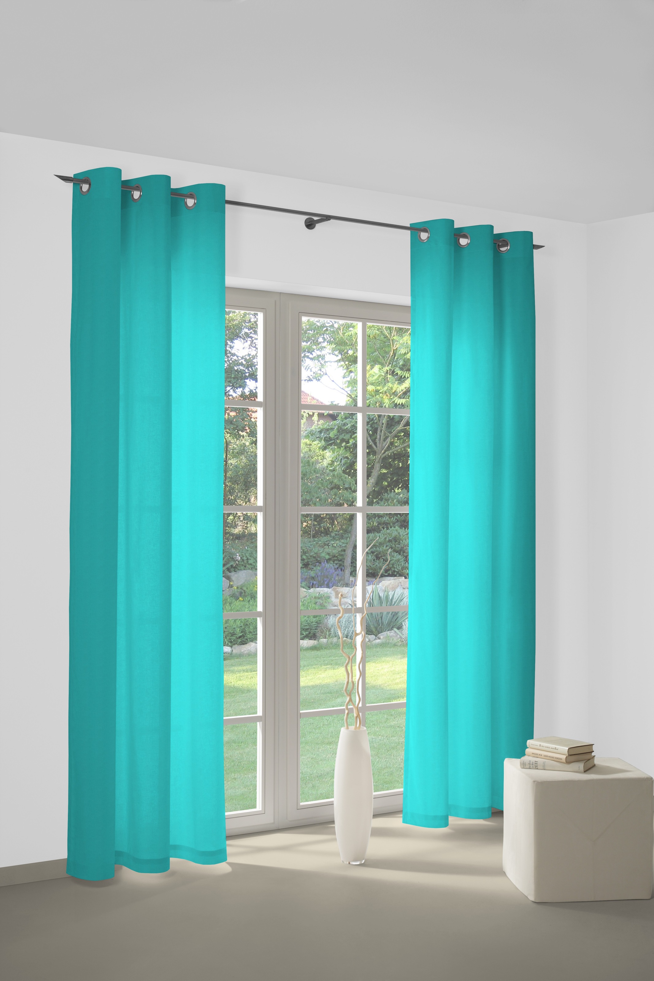 Wirth Vorhang "WirthNatur" Ösen 1 Stk. tlg. 1-lagig günstig online kaufen