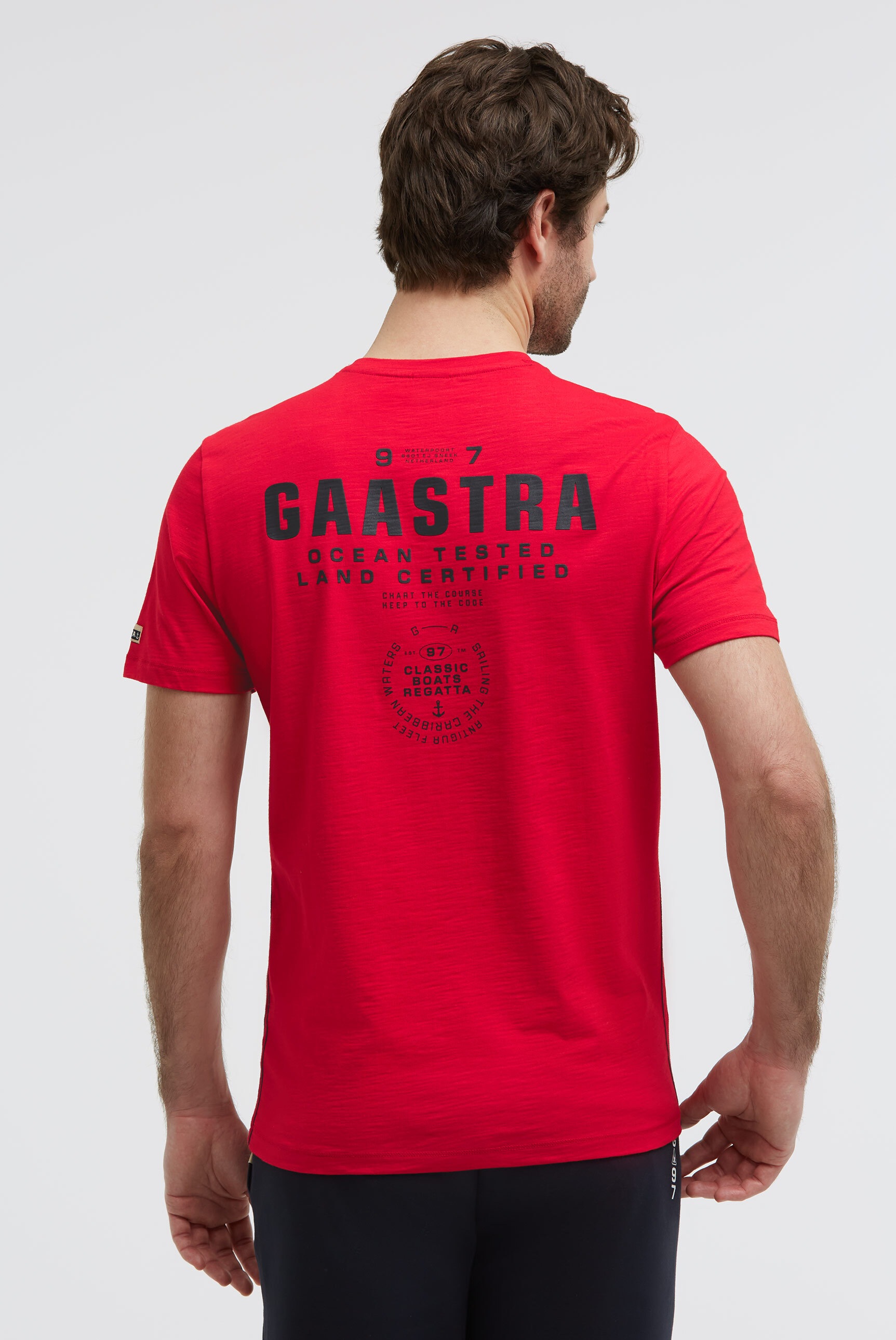 Gaastra Rundhalsshirt mit Kontrastnähten