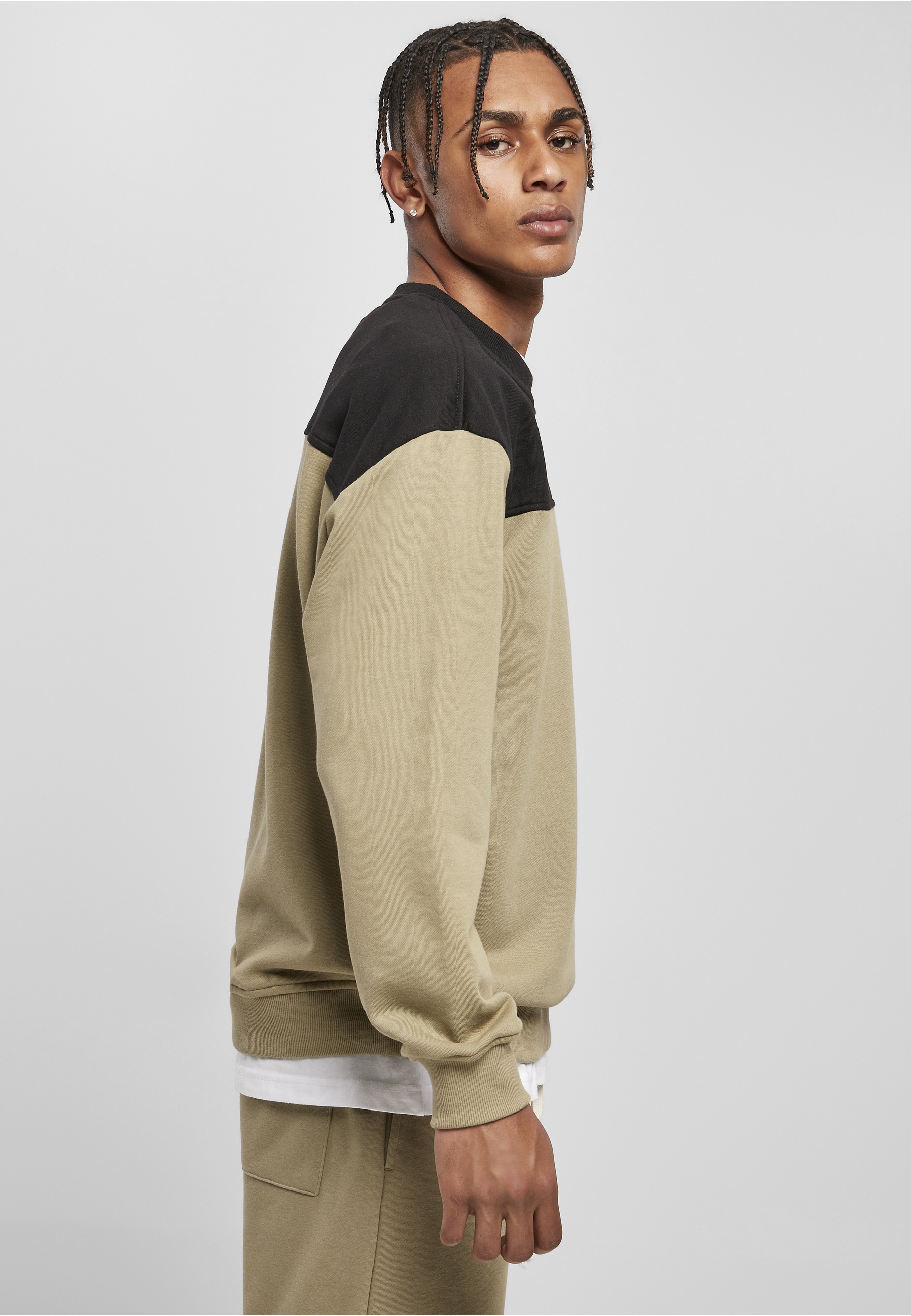 URBAN CLASSICS Sweatshirt »Urban Classics Herren Upper Block Crewneck«, 1

