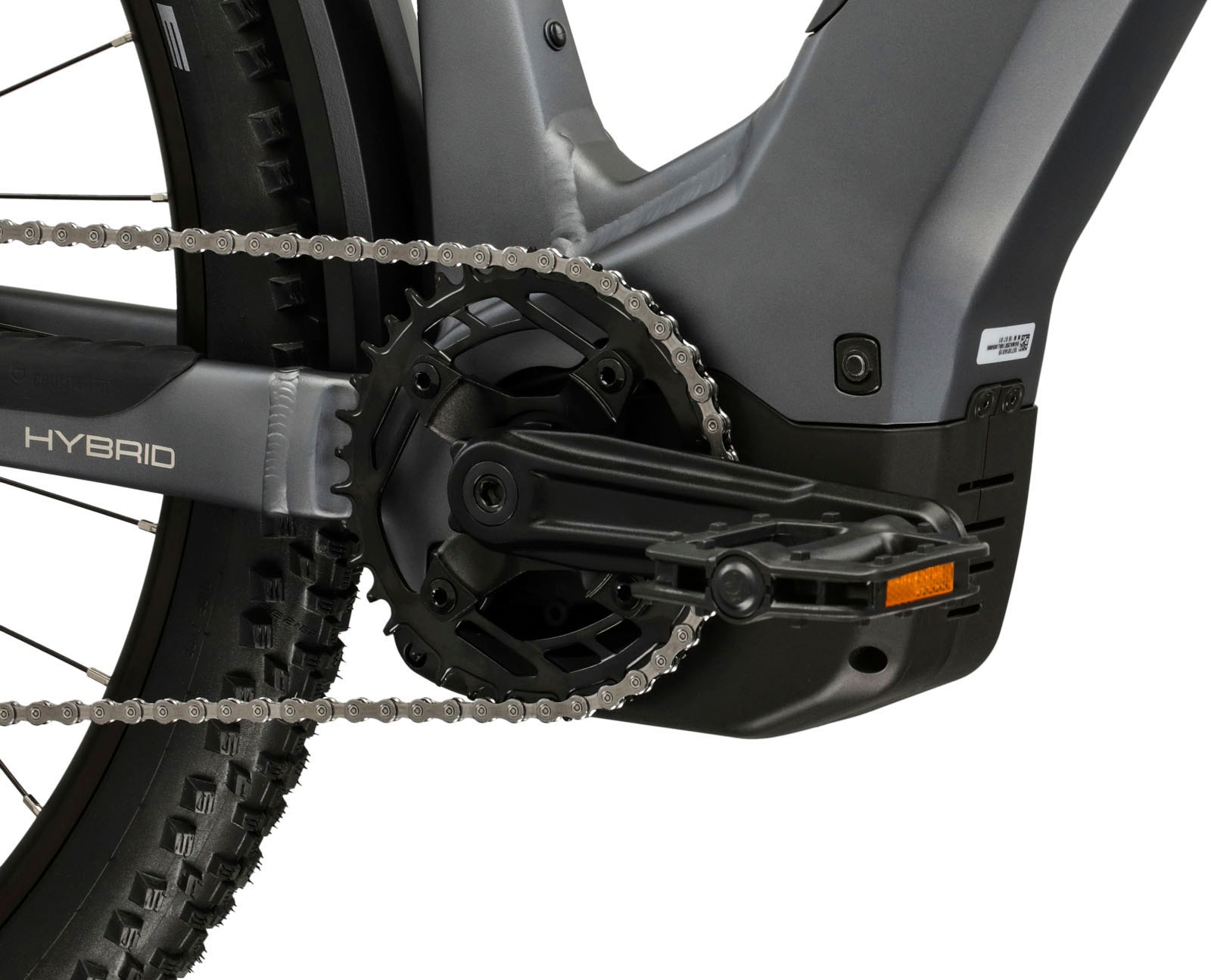 Kross »Influx Hybrid SUV 2.0 16,7Ah / 600 Wh 29 Zoll grau 9 Gänge 2026« 9 Gang Shimano CUES U4000 Schaltwerk Kettenschaltung Mittelmotor 250 W