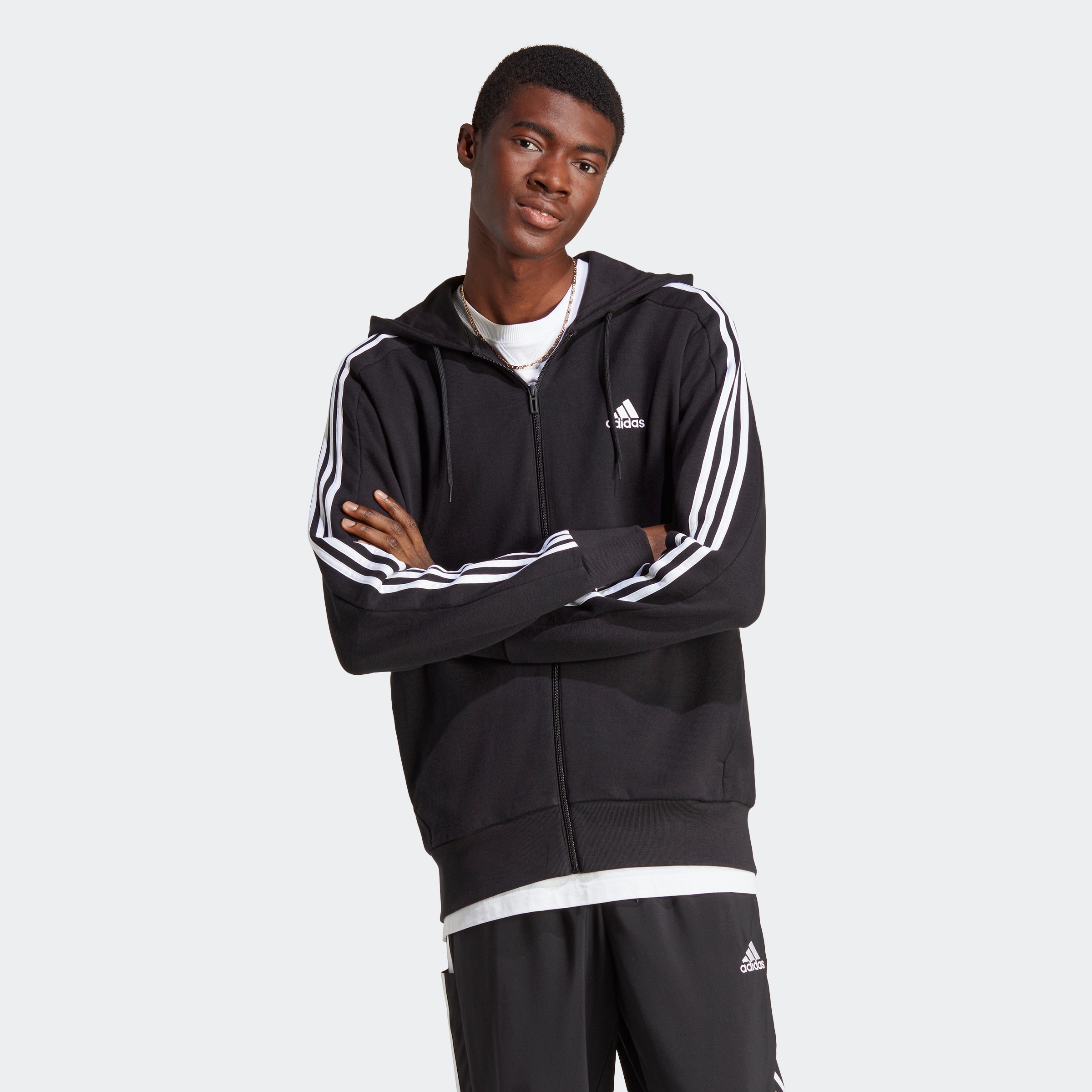 adidas Sportswear Kapuzensweatjacke "M 3S FT FZ HD" günstig online kaufen