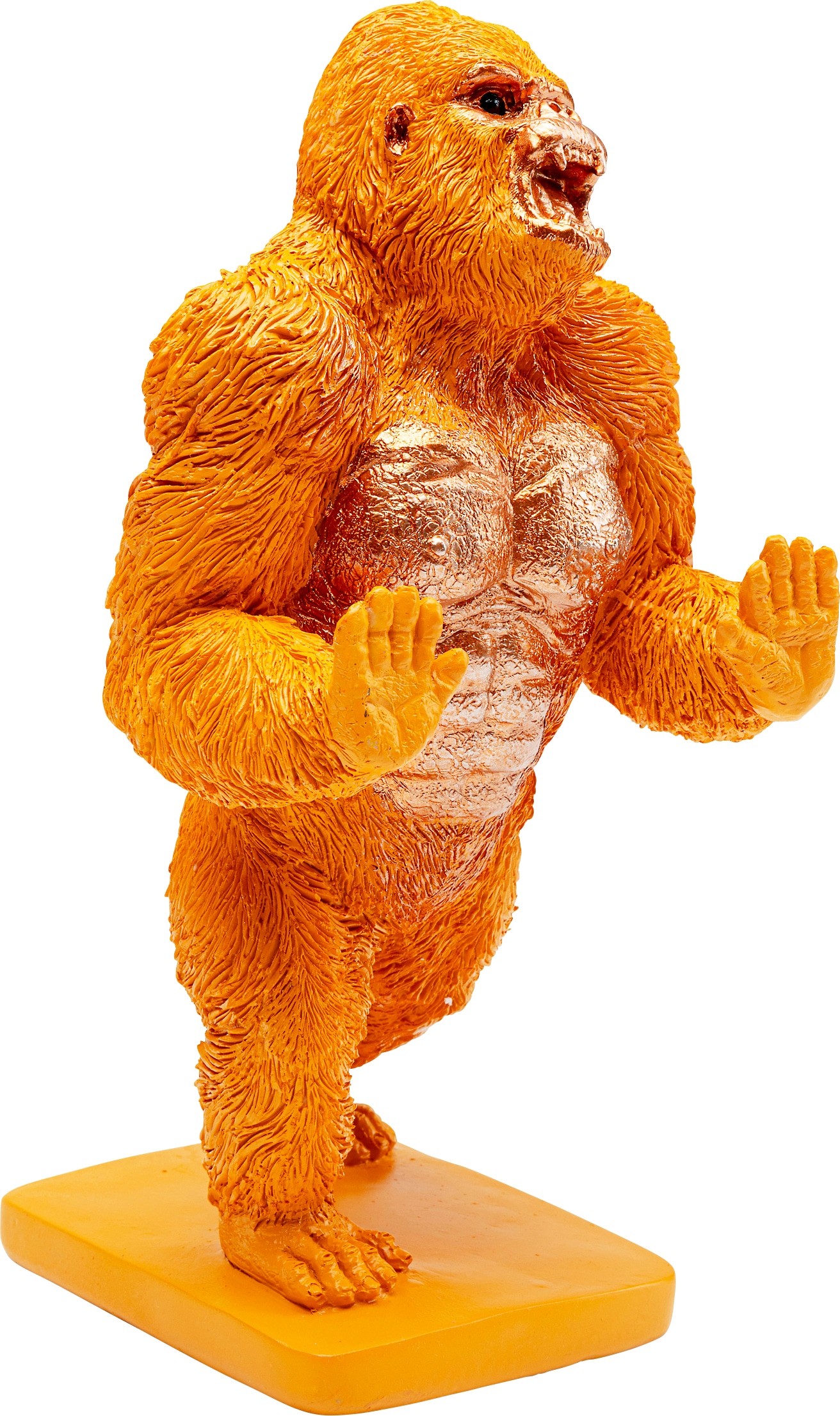 Kare Design Buchstütze »Gorilla Orange« aus Polyresin