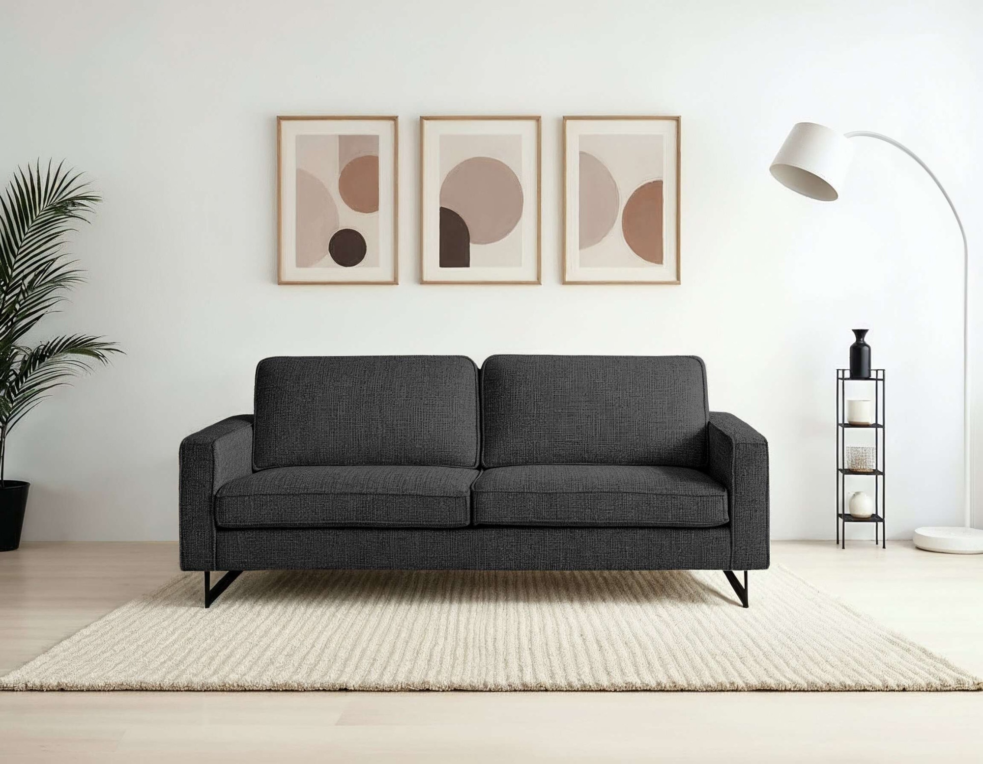 PLACES OF STYLE 3-Sitzer "Maxi-Ausführung Pinto, 236 cm, Cord, Chenille, Le günstig online kaufen