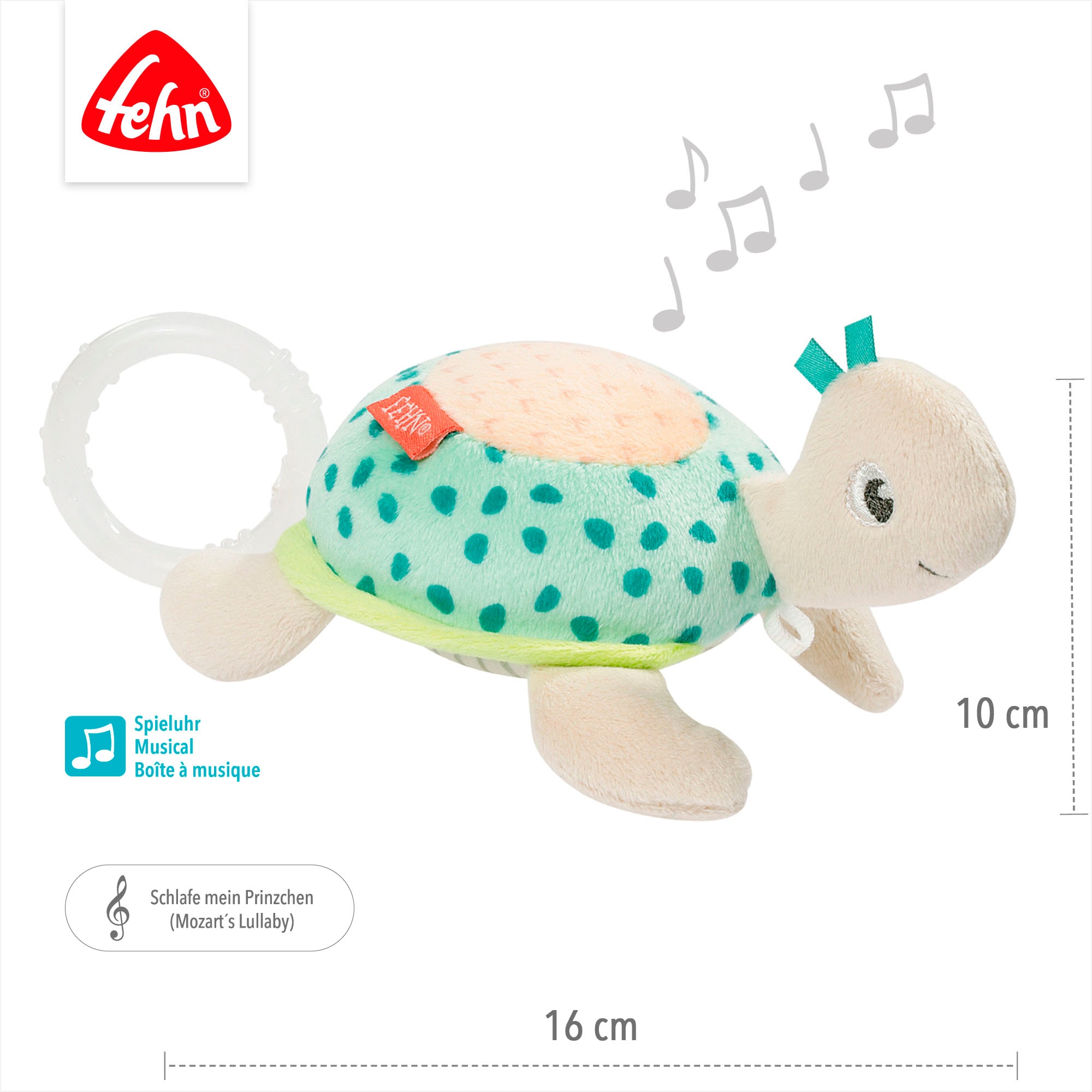 Fehn Spieluhr »Meereskinder, Schildkröte«, mit herausnehmbarem Spielwerk