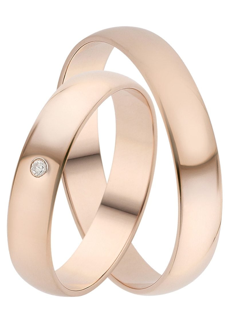 Firetti Trauring »Schmuck Geschenk Gold Hochzeit Ehering Trauring "LIEBE"«, Made in Germany, wahlweise mit oder ohne Brillant