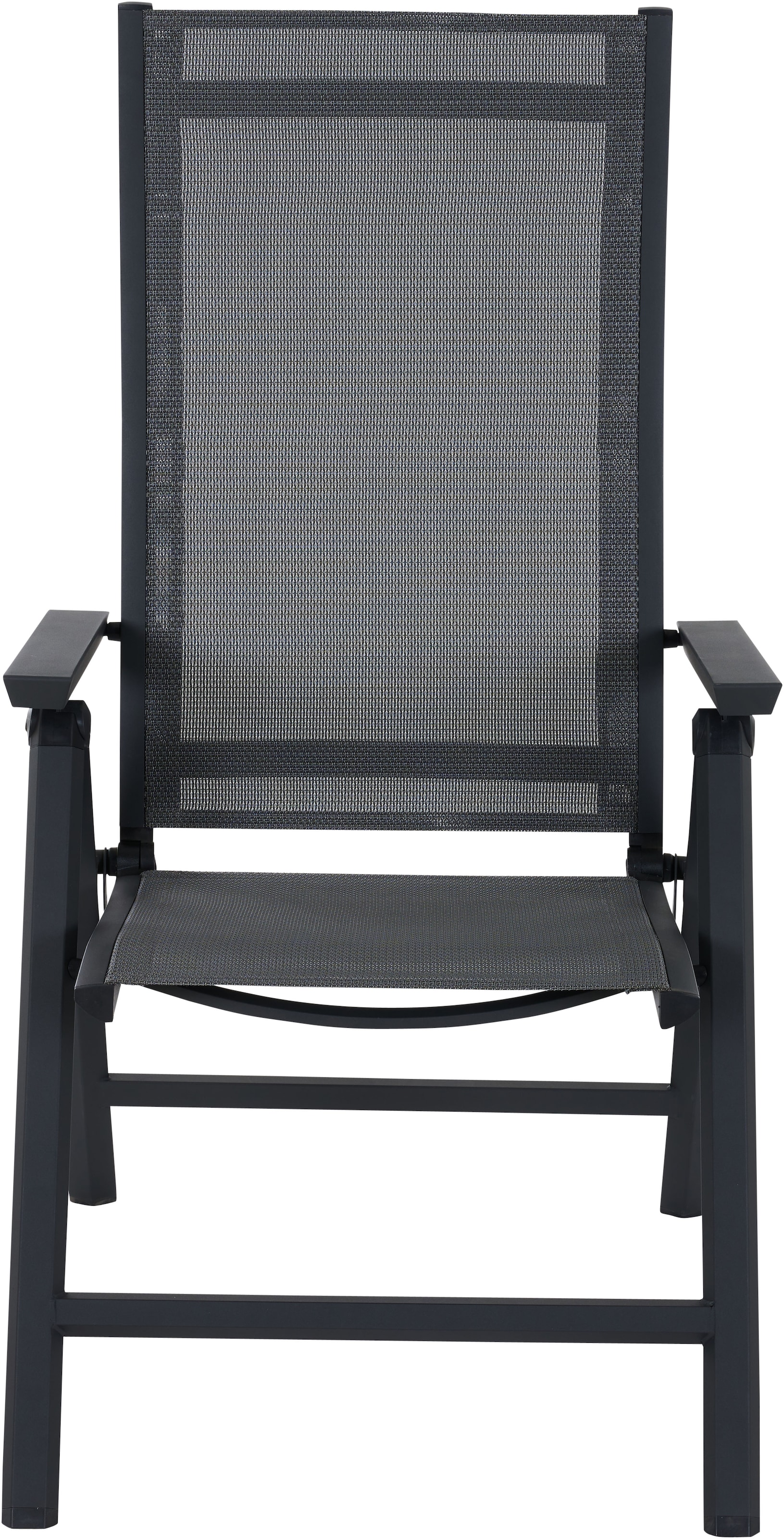 Siena Garden Gartensessel »TAURO Klappsessel, matt anthrazit« Gestell aus Aluminium, Ranotex® Bezug royal-grey