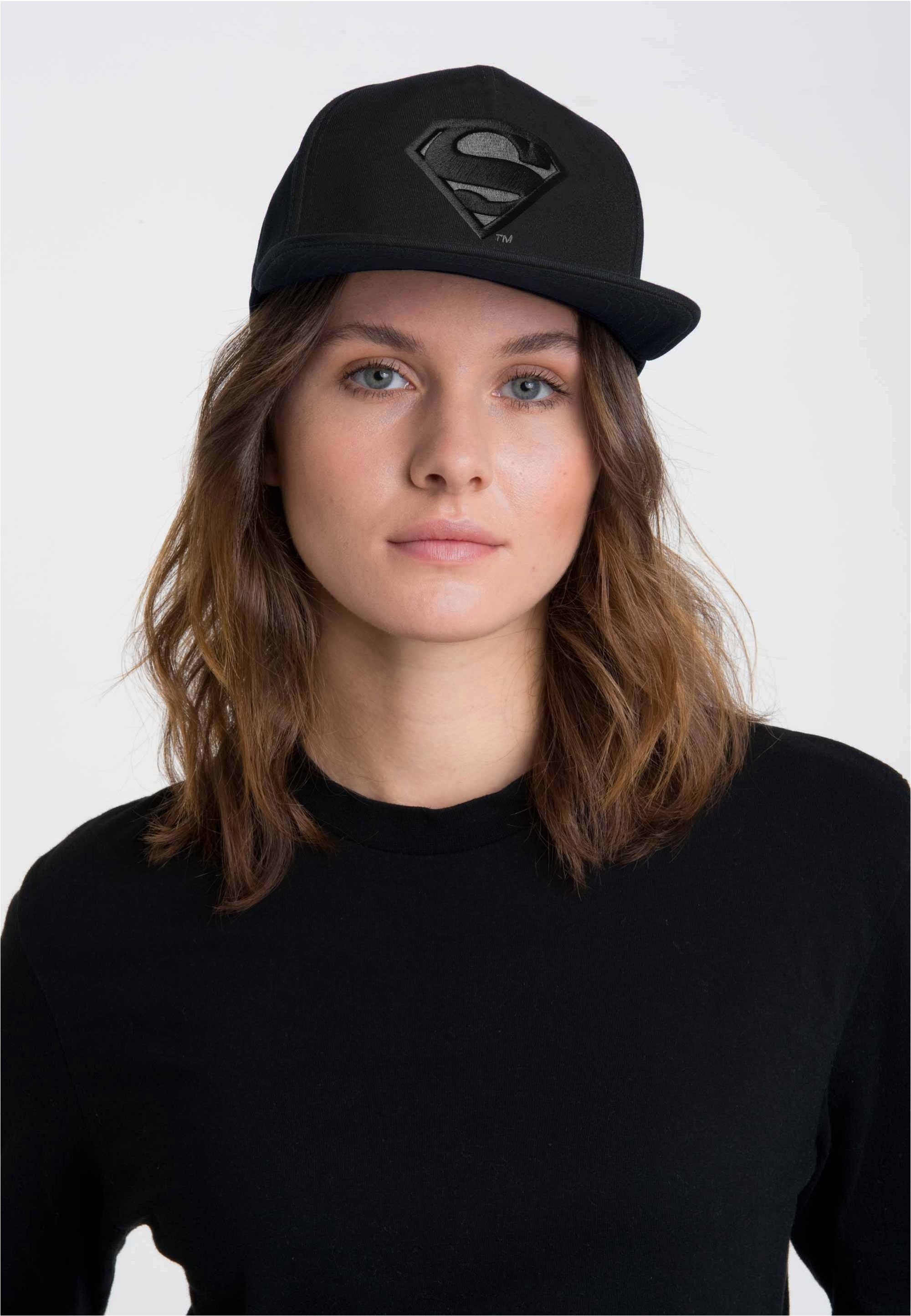 LOGOSHIRT Baseball Cap »DC Superman Logo« mit 3D-Relief-Effekt-Stickerei