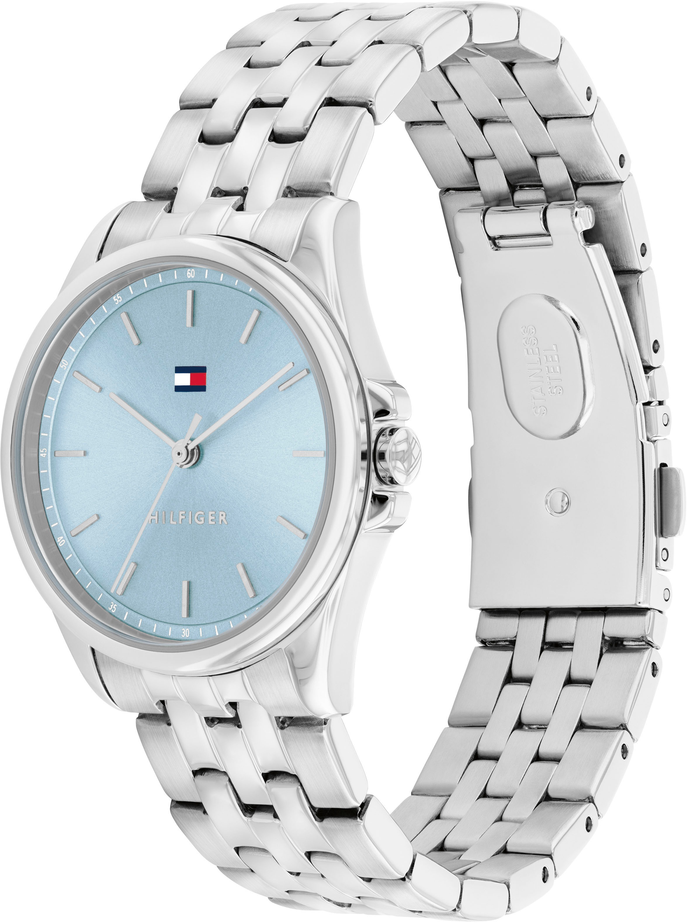 Tommy Hilfiger Quarzuhr »JADE«, Armbanduhr, Damenuhr, Edelstahlarmband, analog
