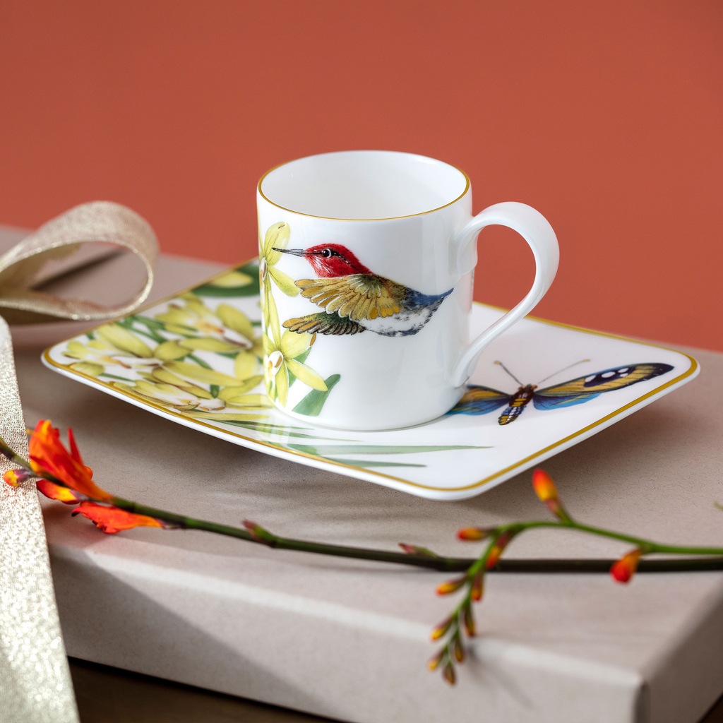 Villeroy & Boch Tasse "Kaffeetassen mit Untertassen Amazonia 210 ml 6er Set günstig online kaufen