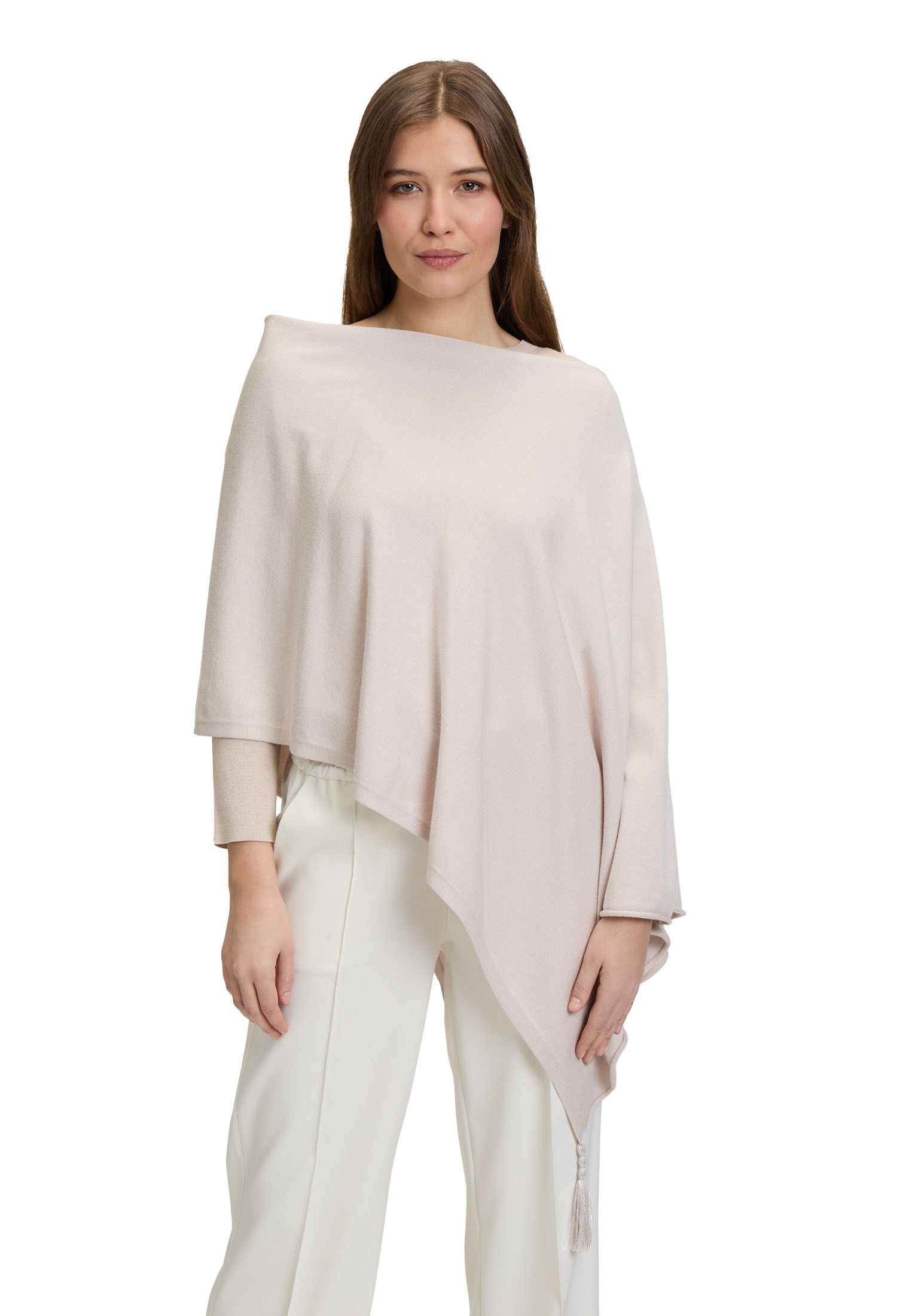 Betty Barclay Megztinis » Strick-Poncho su Fransen« ...