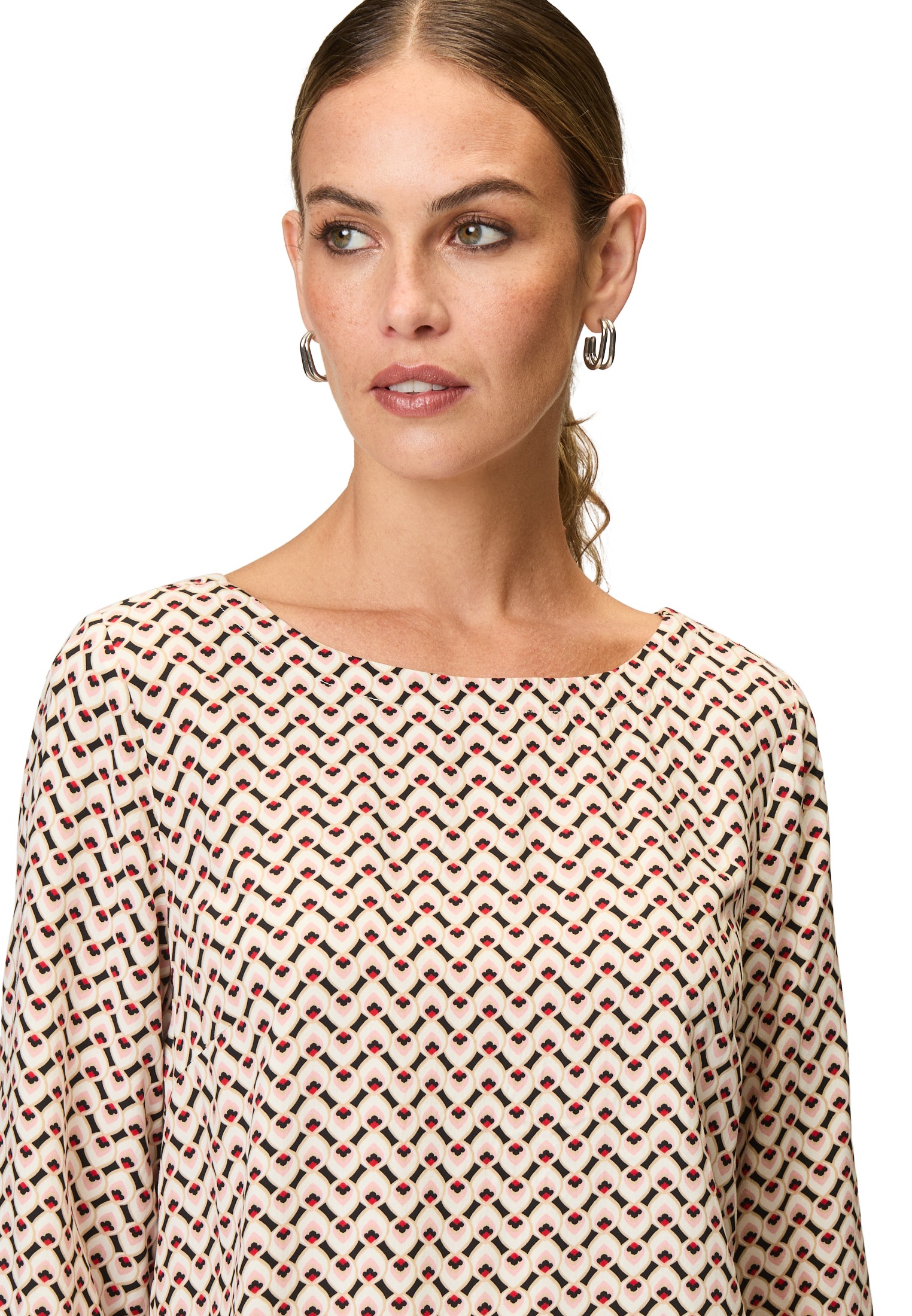 Zero Klassische Bluse »zero Bluse mit grafischem Druck«