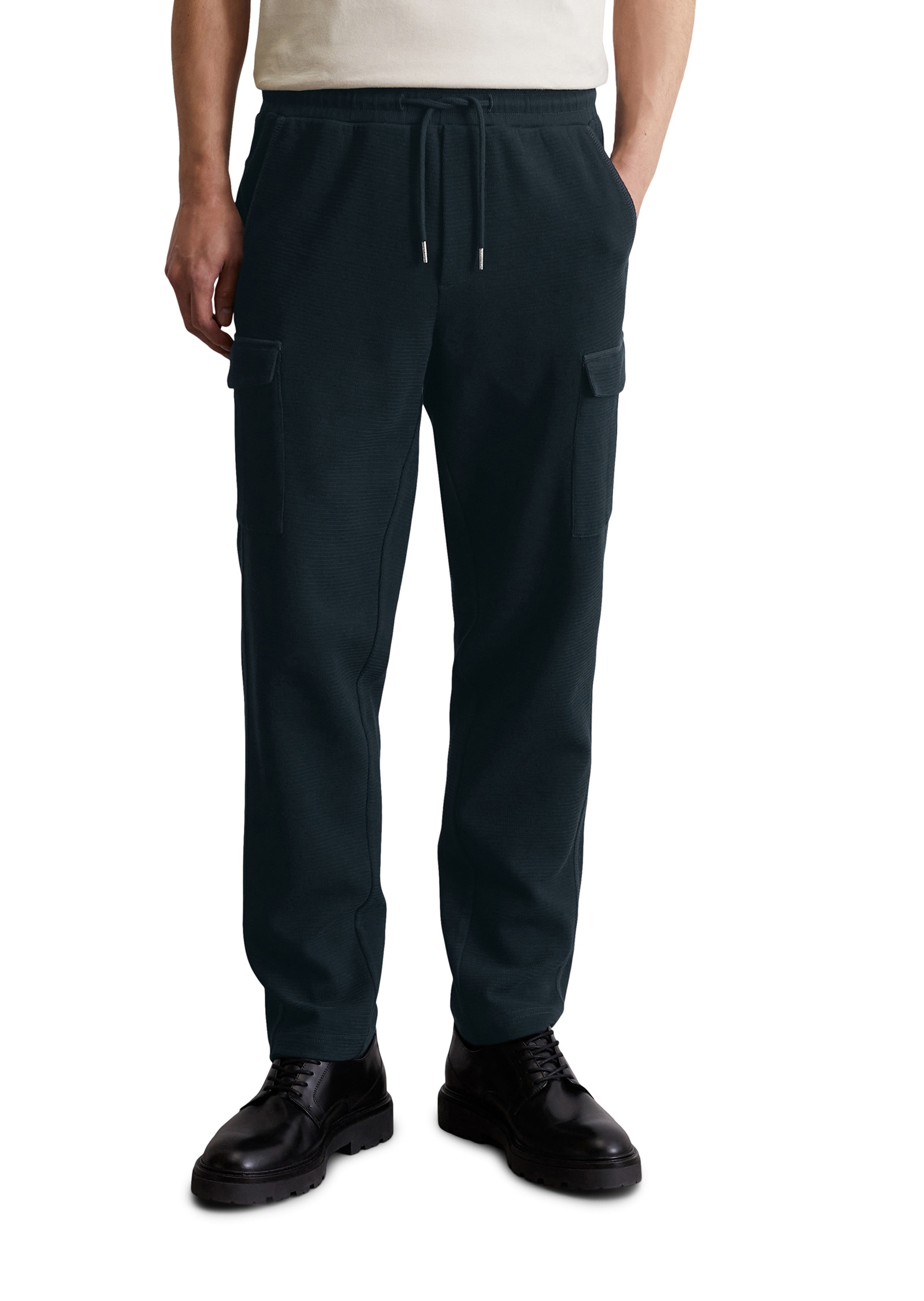 Marc OPolo Jerseyhose "aus Bio-Baumwolle mit Struktur" günstig online kaufen