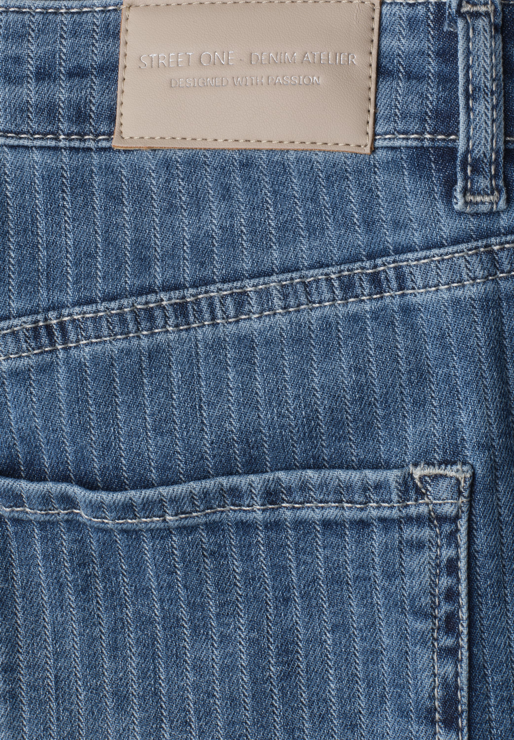 STREET ONE Loose-fit-Jeans High Waist
