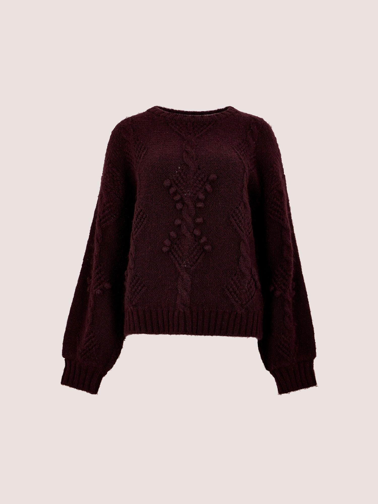 Apricot Strickpullover »Zopfpullover mit Noppen« mit Zopfmuster