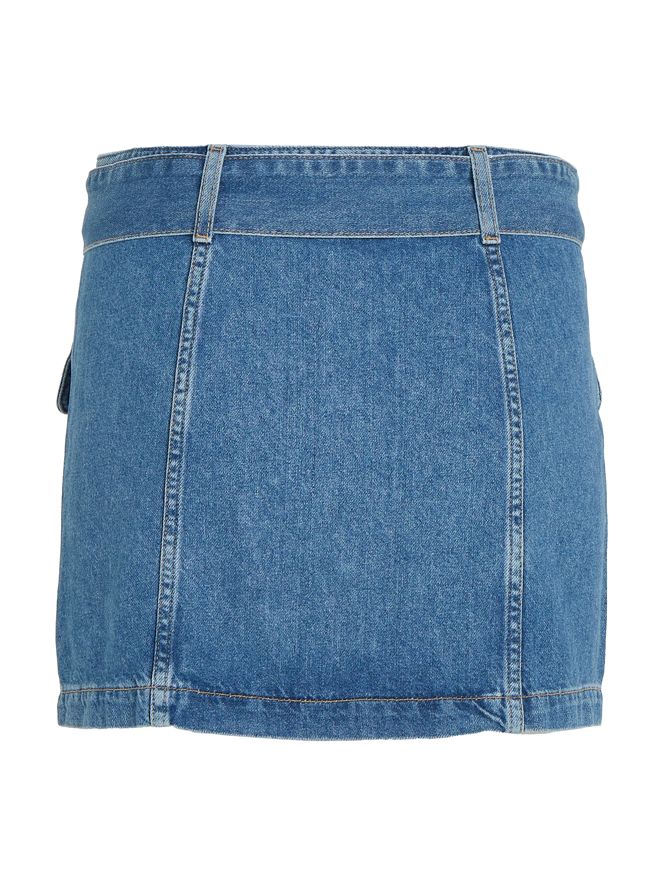 Tommy Jeans Jeansrock »BELTED ZIPPER SKIRT BH7036«, Webrock mit Gürtel aus Denim