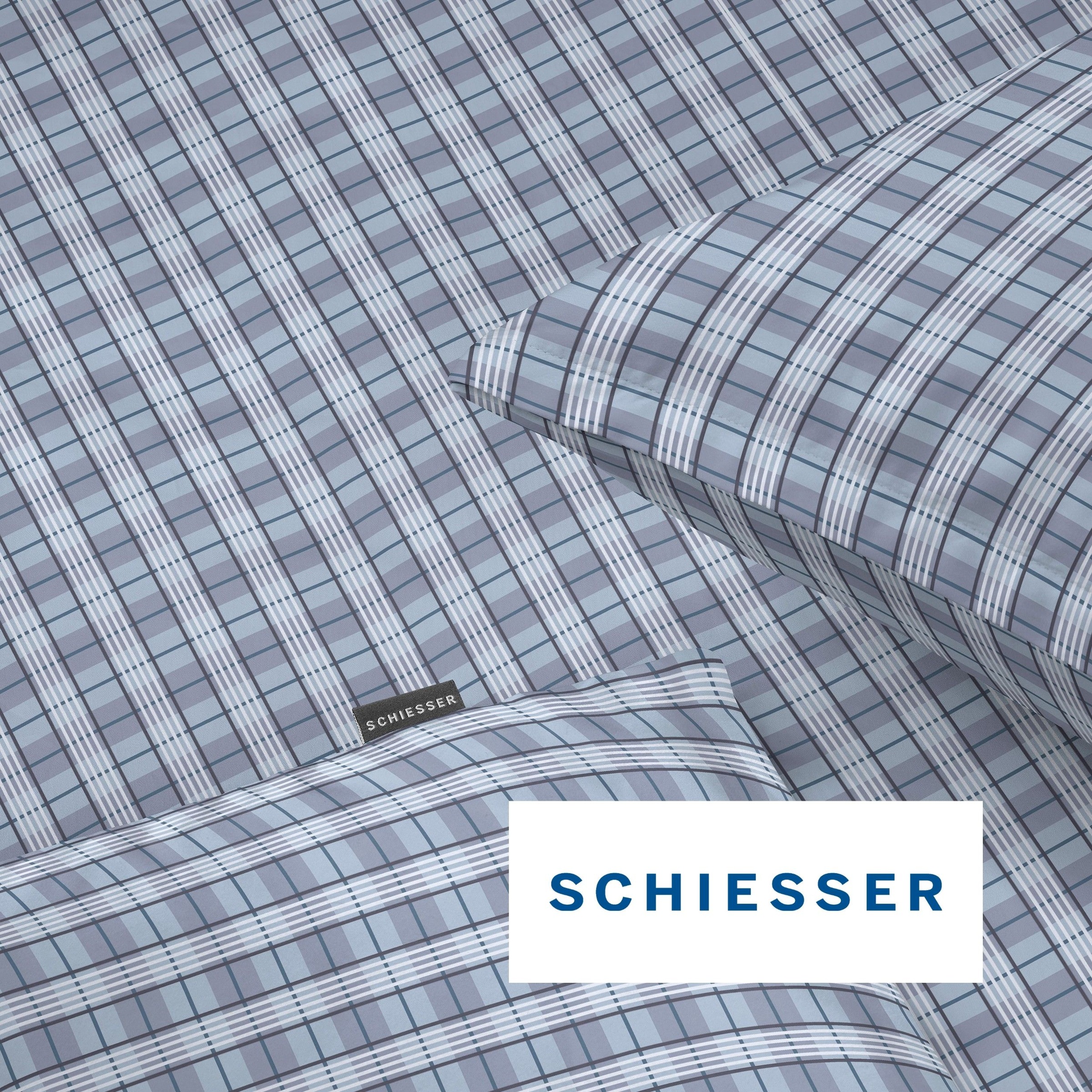 Schiesser Bettwäsche »Kate aus weicher Baumwolle mit zeitlosen Karos« 2 OEKO-TEX® MADE IN GREEN