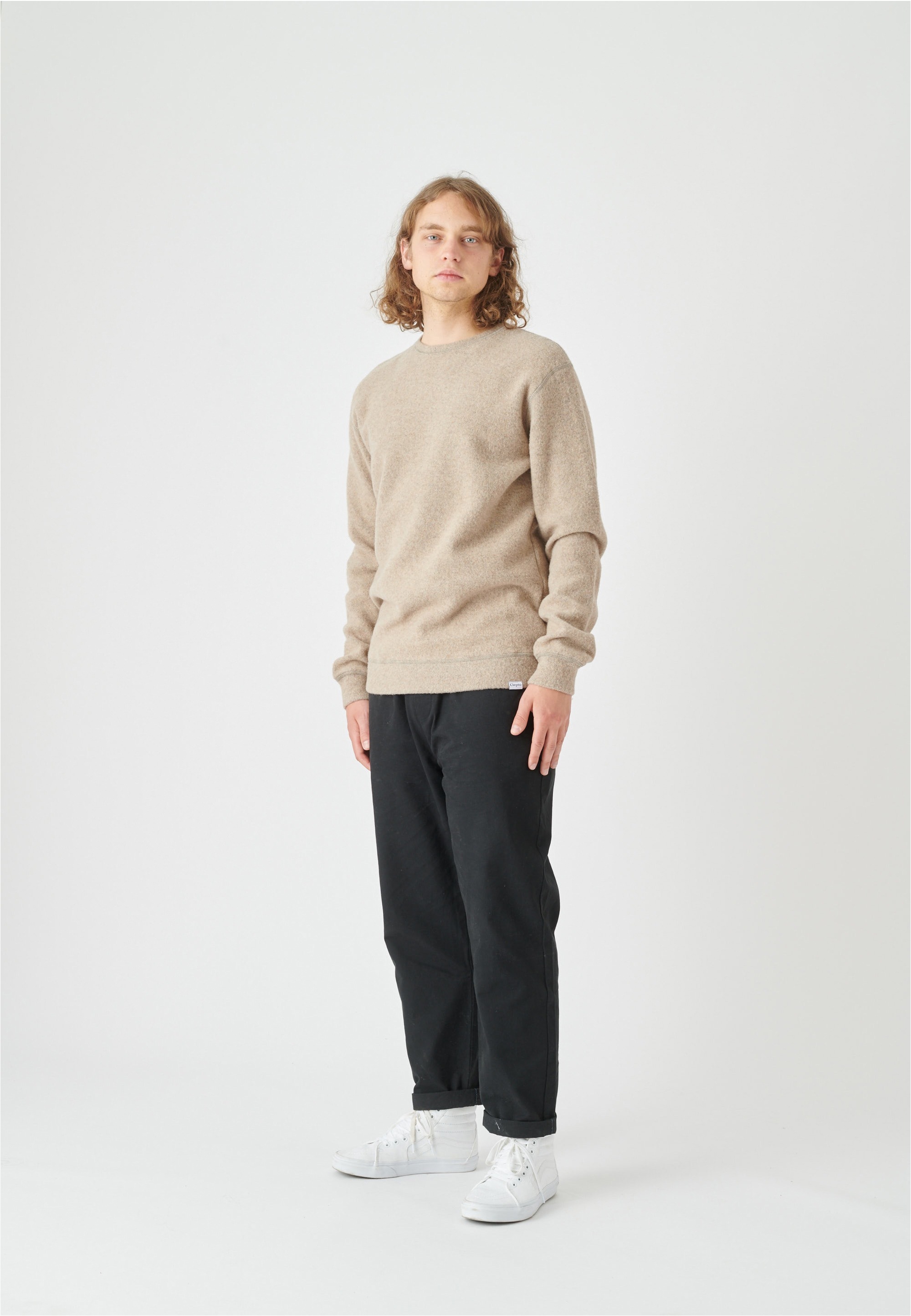 Cleptomanicx Sweatshirt »Noitch«, aus gebondeter Wolle 