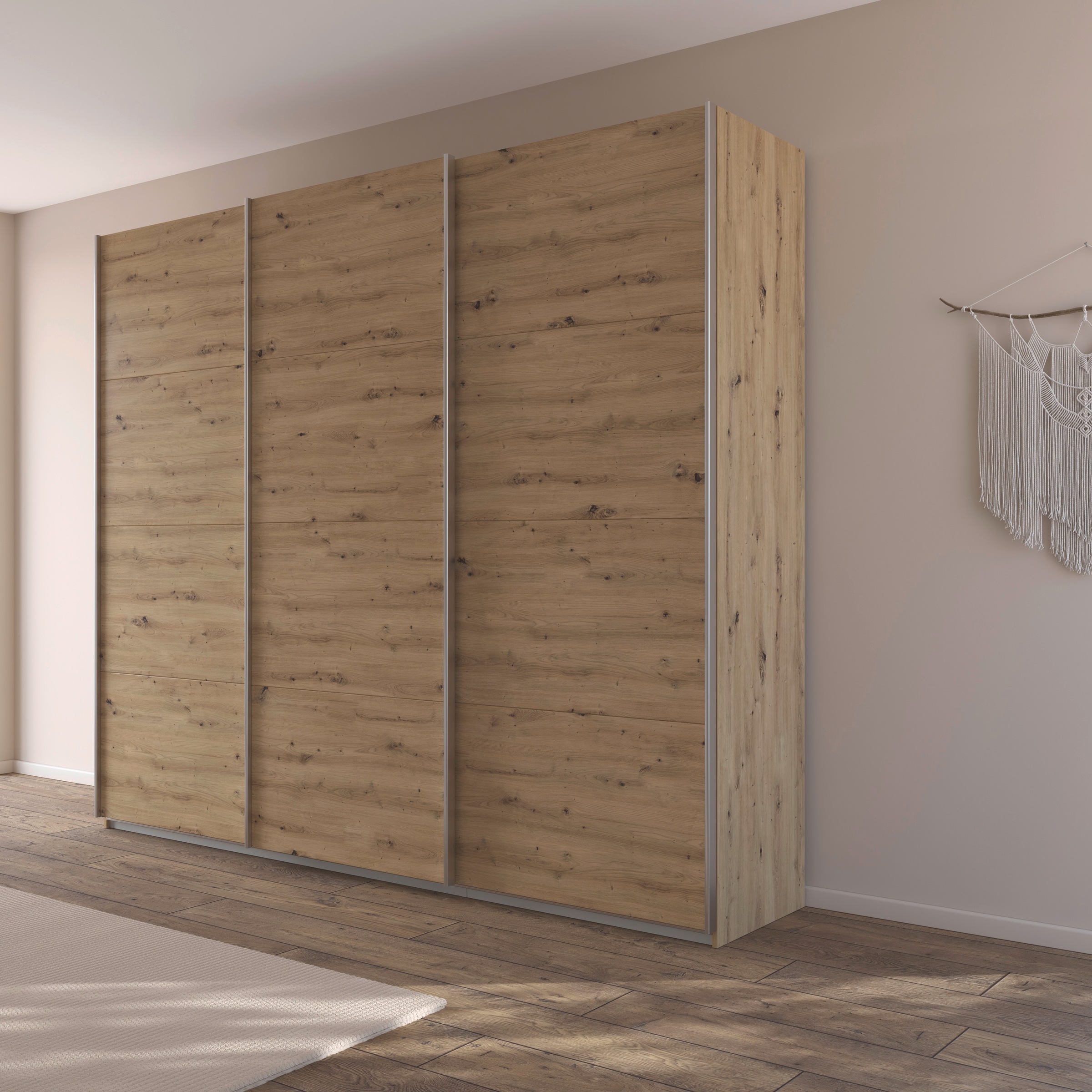 Thumbnail - rauch Schwebetürenschrank "Kleiderschrank Schrank Garderobe AGORDO mit Dekor- oder Hochglanzfront", (in zwei Griff-Farbe...