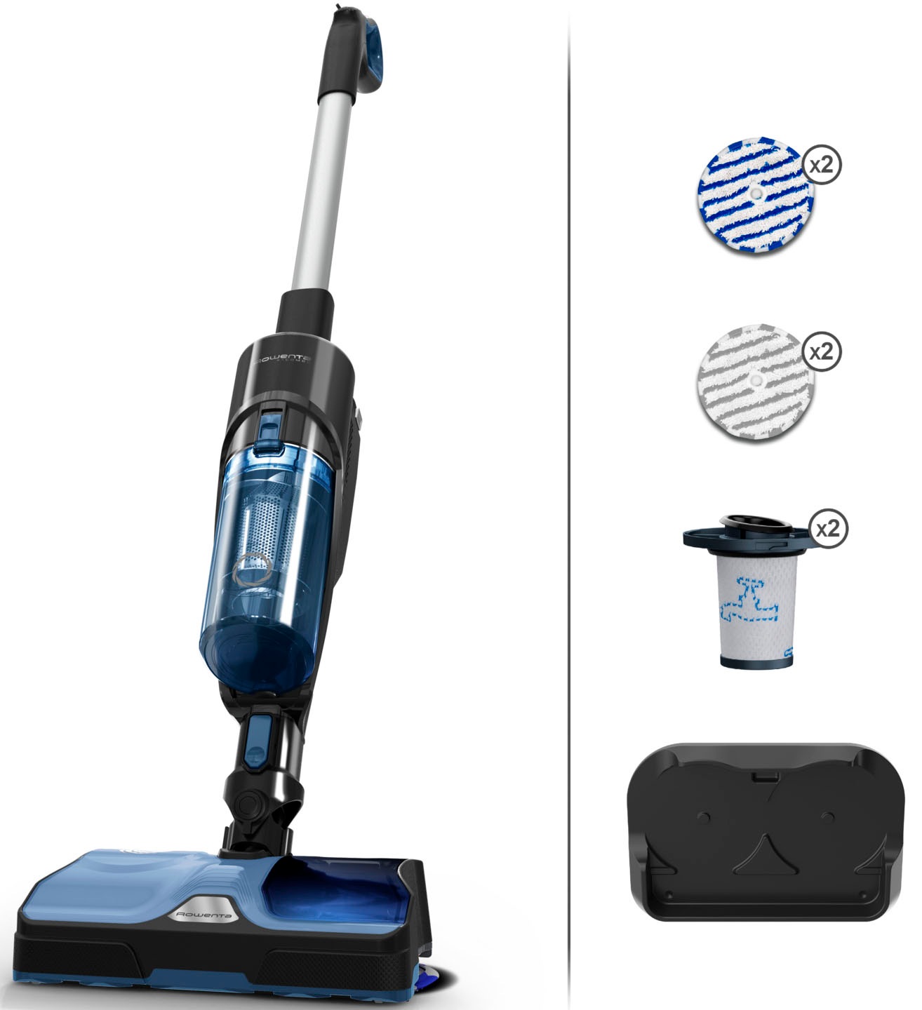 Rowenta Nass-Trocken-Sauger "X-Combo, 2-in-1 Staubsaugen und rotierendes Wi günstig online kaufen