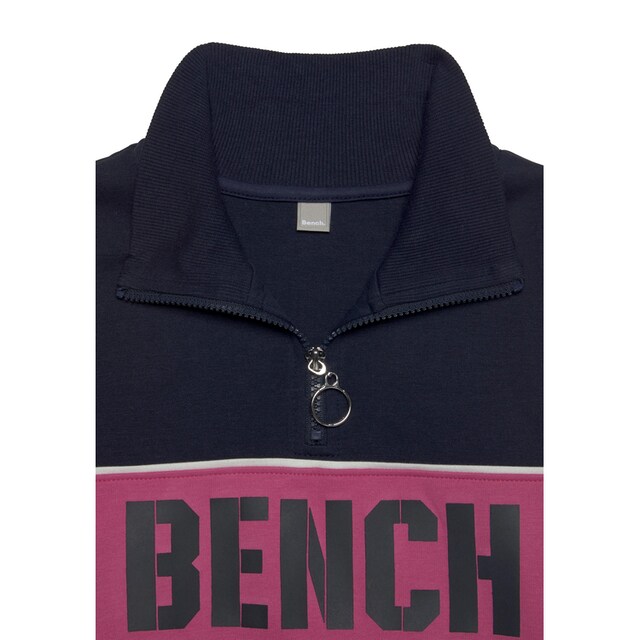 Bench. Sweatshirt, im Color-Blocking Design mit Logoprint bestellen | BAUR