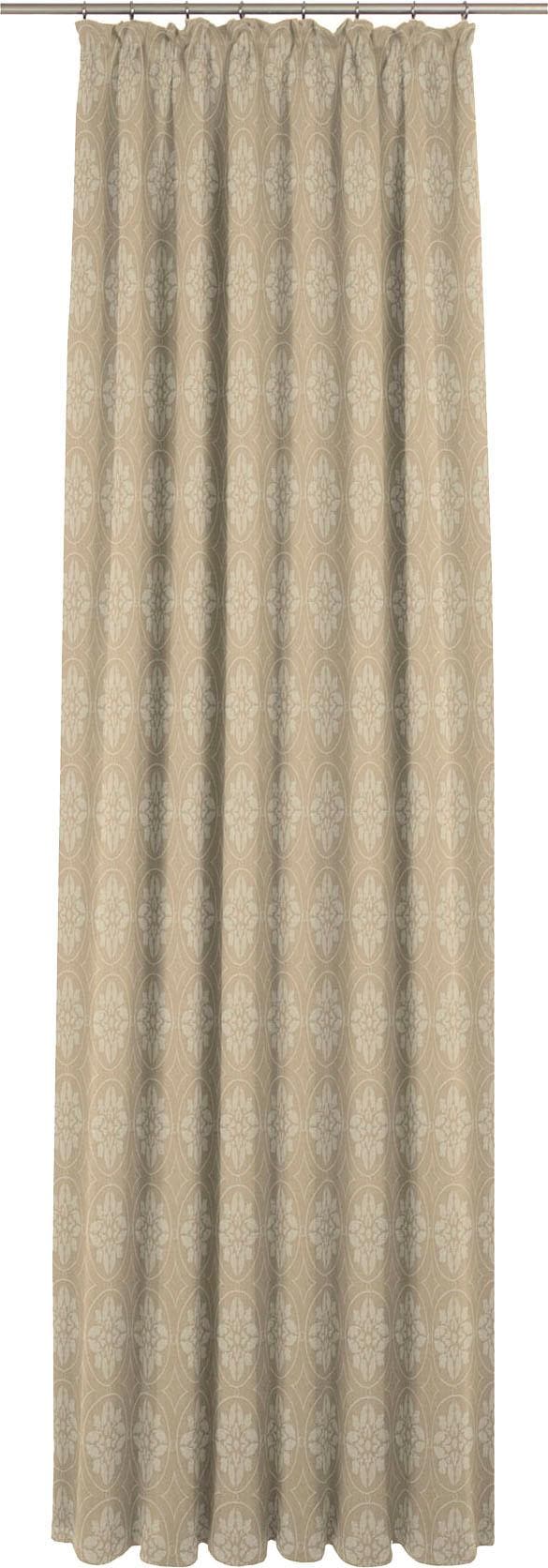 Adam Vorhang "Romantic Puligny Light aus 100 % Bio-Baumwolle, Kräuselband ( günstig online kaufen