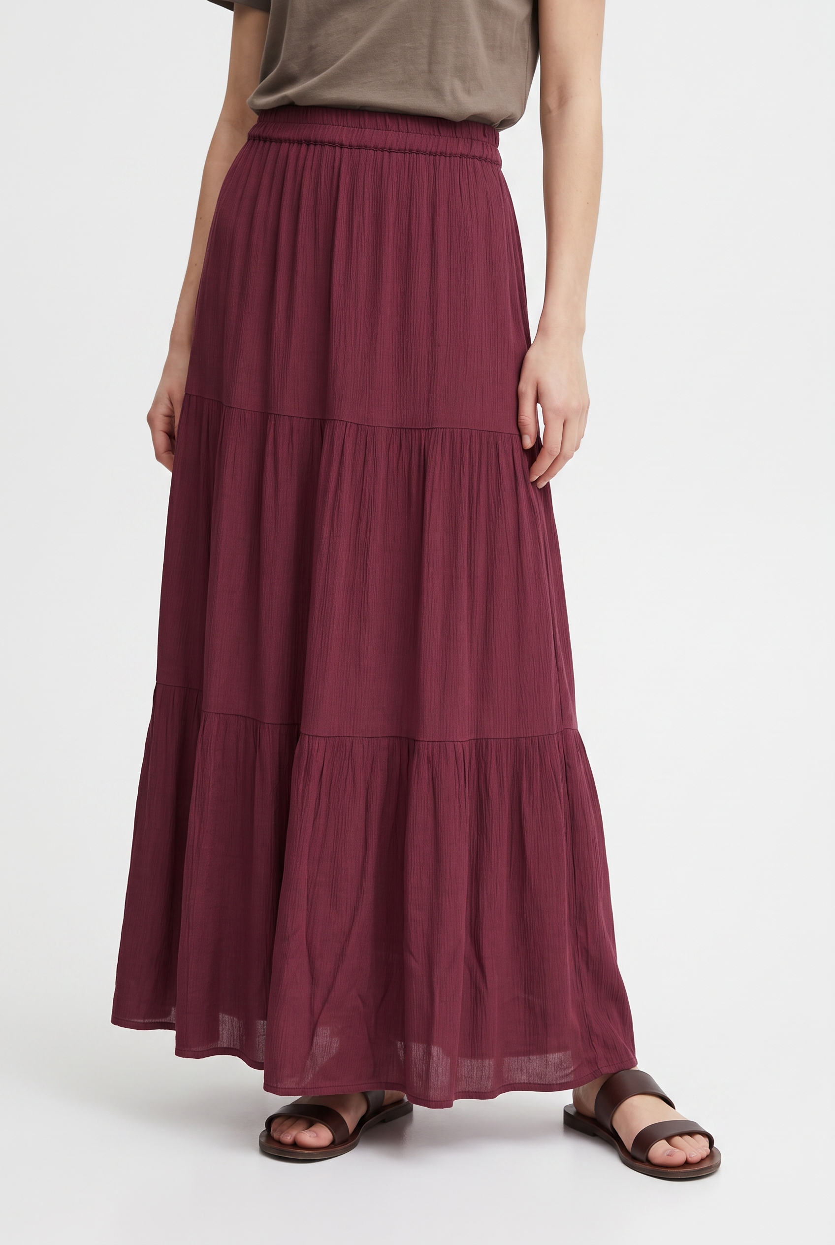 ONLY Maxirock "ONLMIKKA LIFE LONG SKIRT WVN NOOS" Viskose