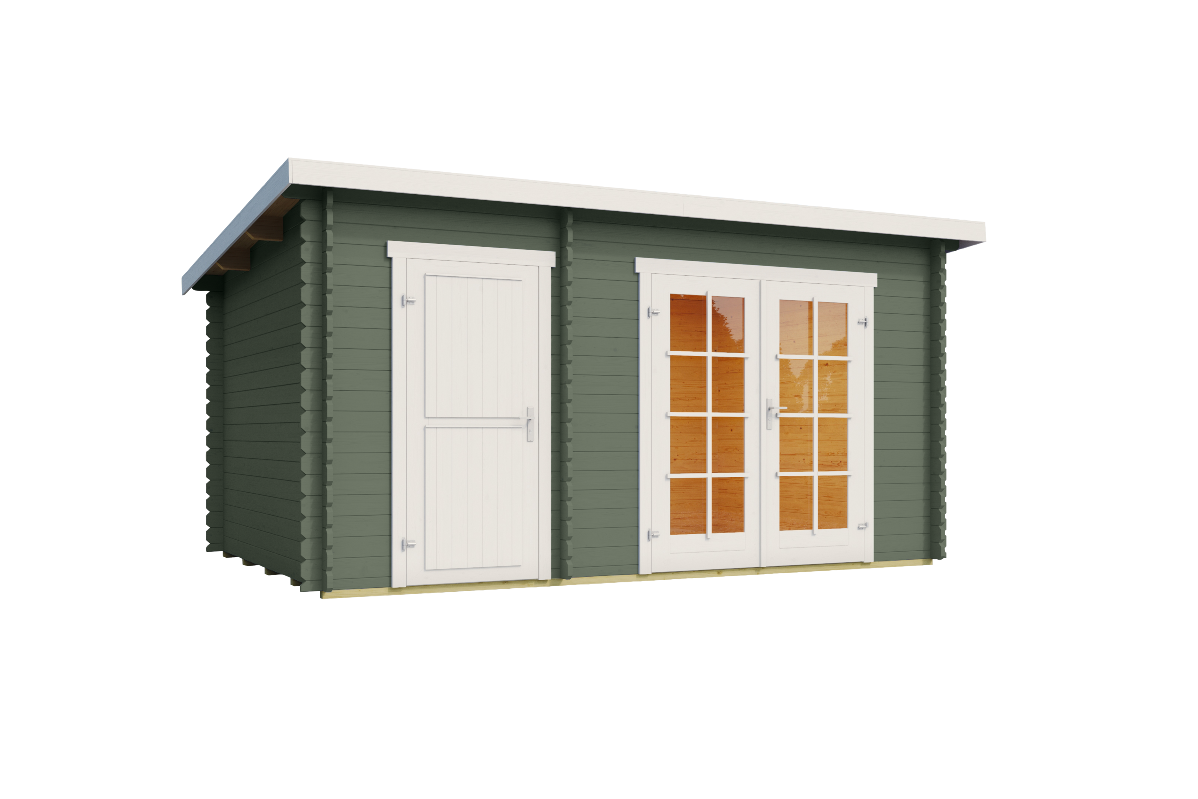 Nordic Holz Gartenhaus "2-Raum Haus Belmont" günstig online kaufen
