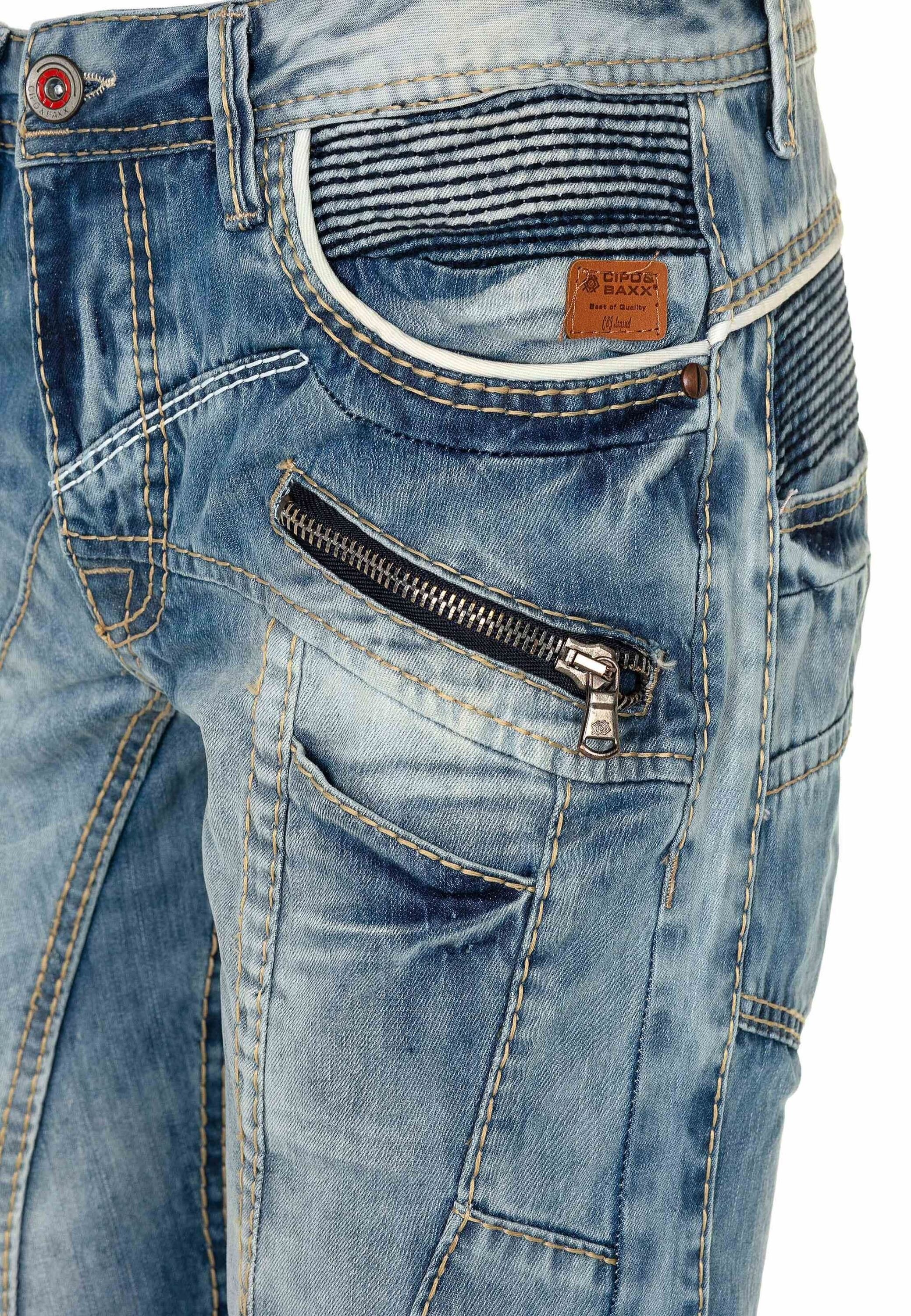 Cipo & Baxx 5-Pocket-Jeans »Jeans«, in Straight Fit, C-1150