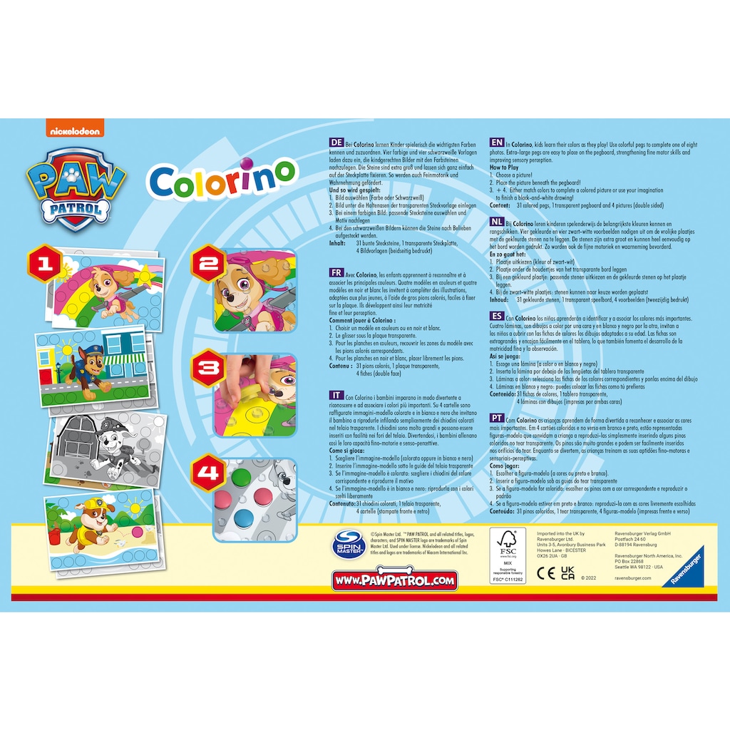 Ravensburger Spiel »PAW Patrol, Colorino«