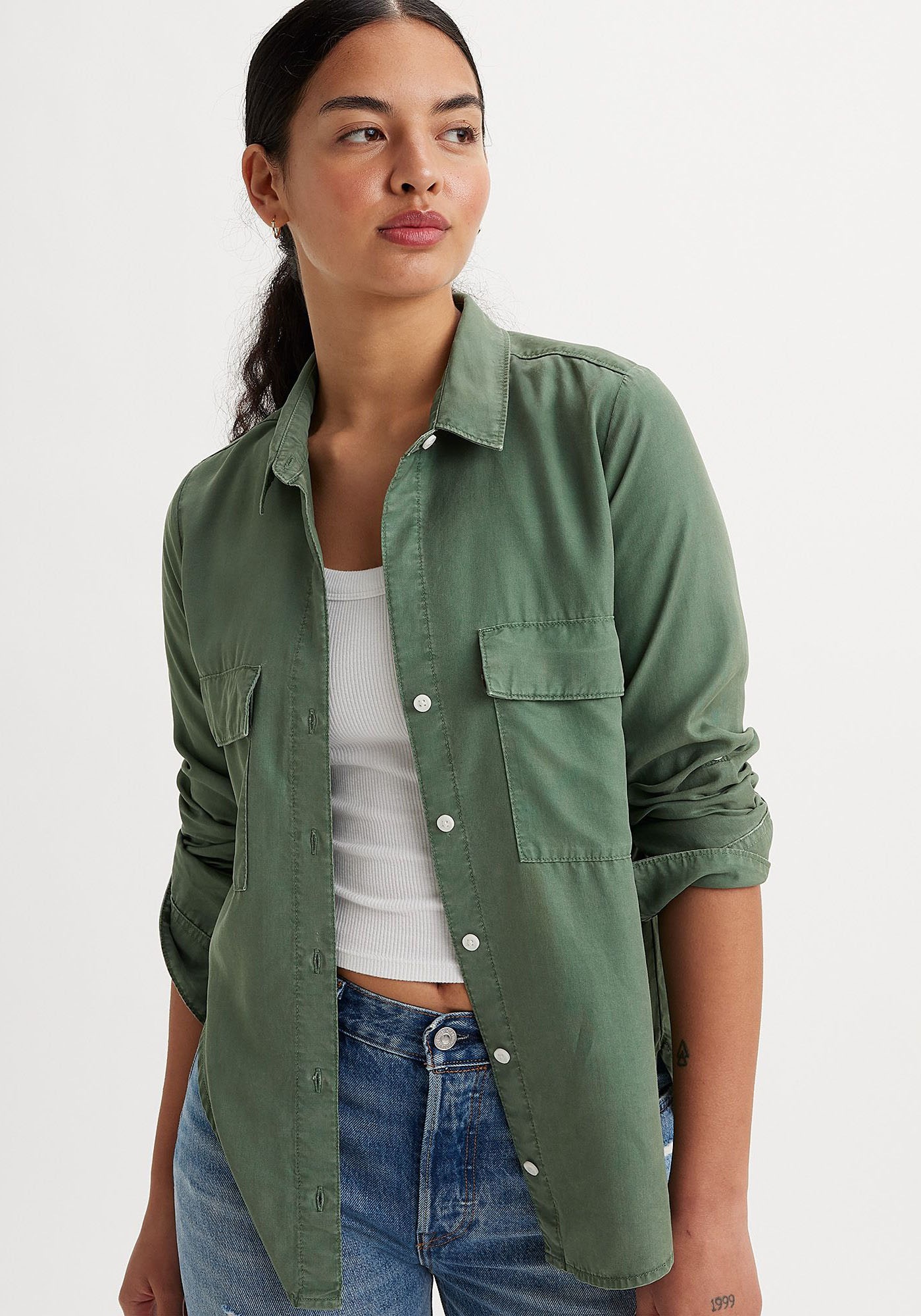 Levis "DOREEN UTILITY SHIRT RE" in gewaschener Optik günstig online kaufen