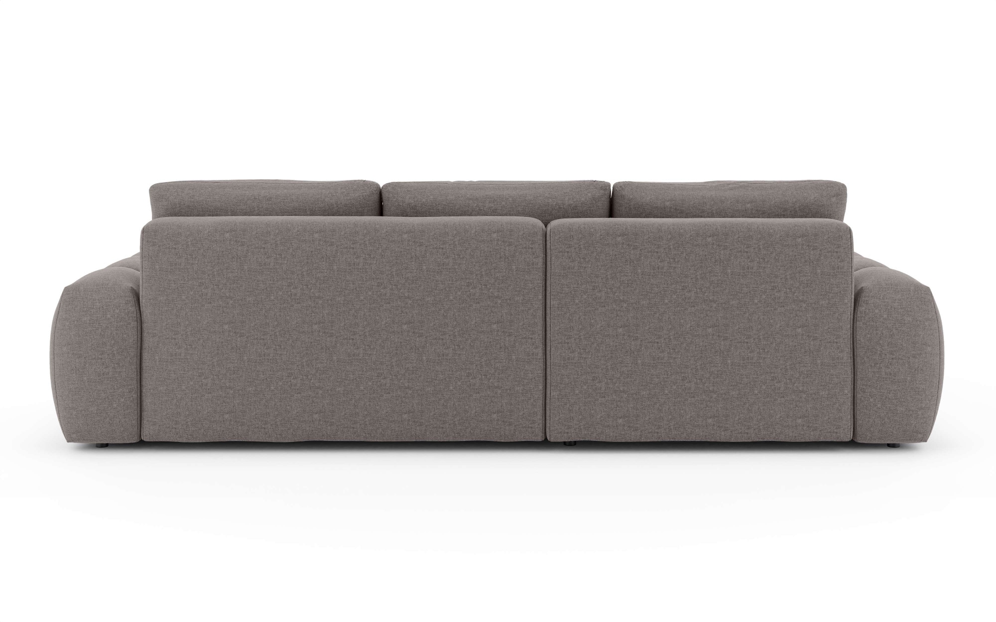 INOSIGN Ecksofa »AZITA klein optionale Schlafsofa mit Bettkasten, B/T/H: 270/166,5/84cm«, L-Form mit Wellenunterfederung, Bubble-Optik
