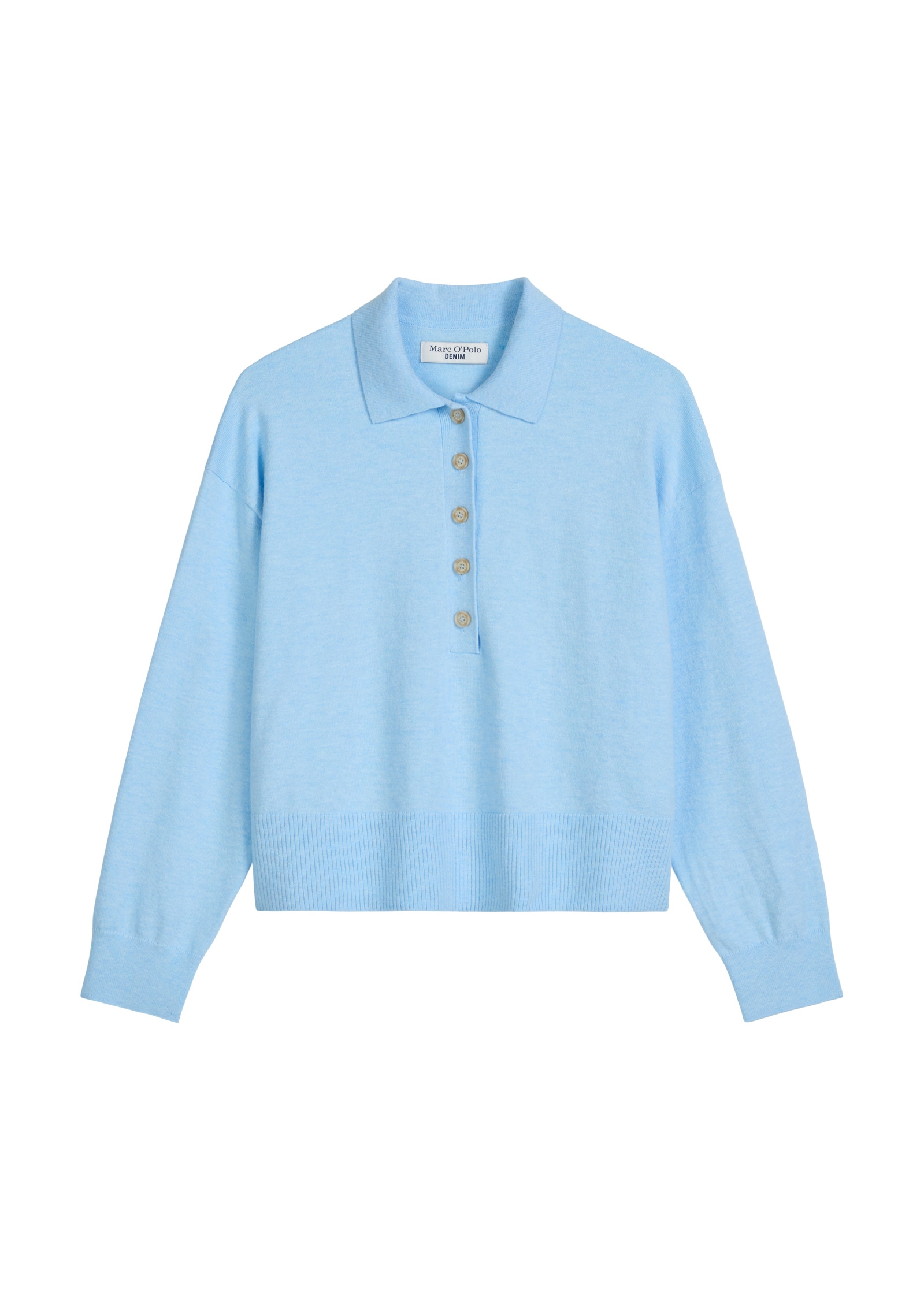 Marc O'Polo DENIM Strickpullover »aus Soft Cotton Stretch«