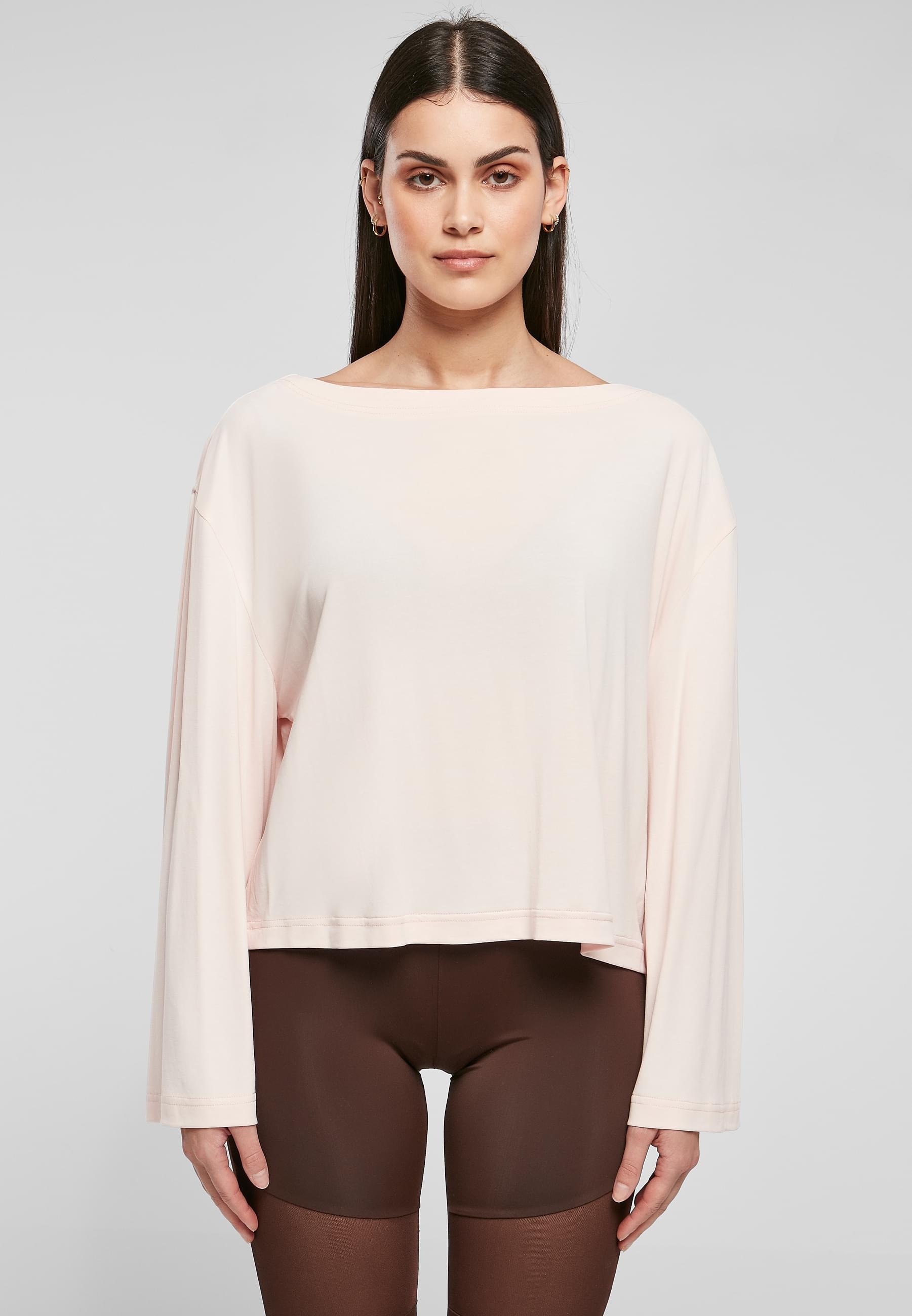 URBAN CLASSICS Langarmshirt »Urban Classics Damen«, (1 tlg.)