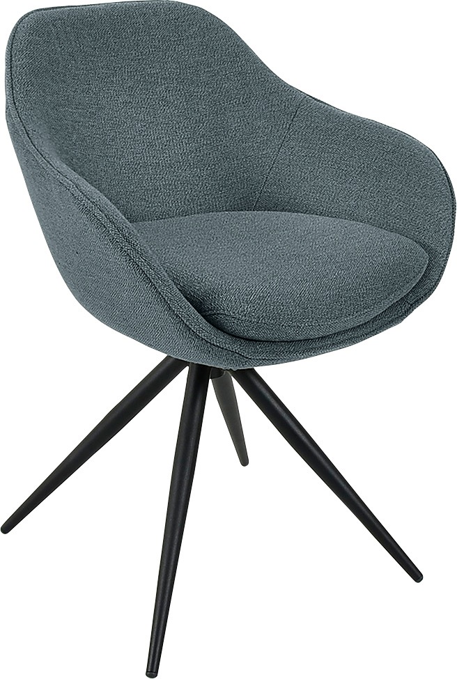 K+W Komfort & Wohnen Drehstuhl "ZOOM" () 4-Fuß Drehstuhl mit Gestell aus Me günstig online kaufen